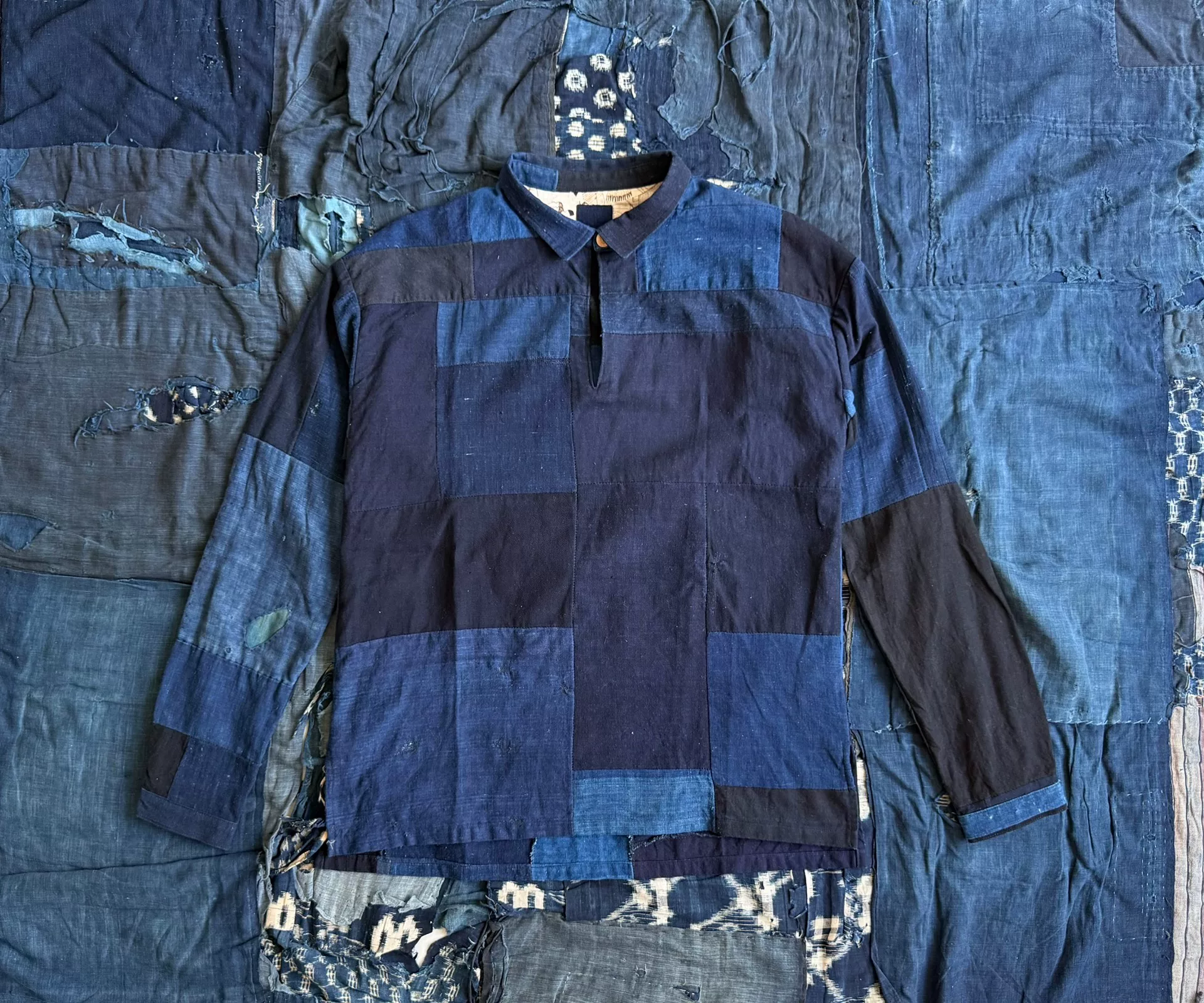 VISVIM 17SS ICT KERCHIEF TUNIC SHIRT
