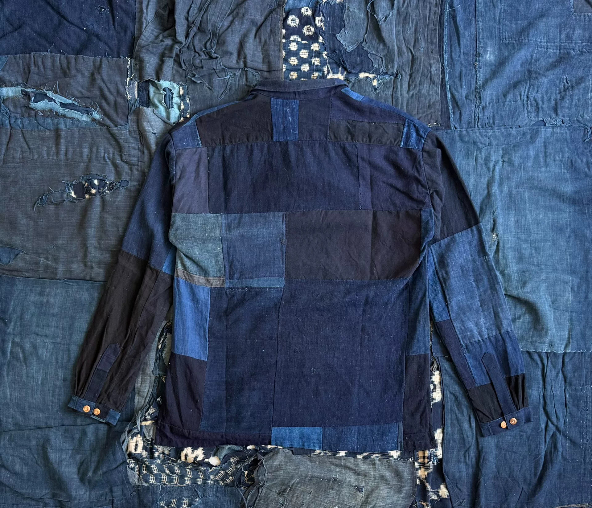 VISVIM 17SS ICT KERCHIEF TUNIC SHIRT — front