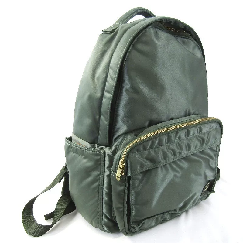 PORTER TANKER Olive Green Backpack — front