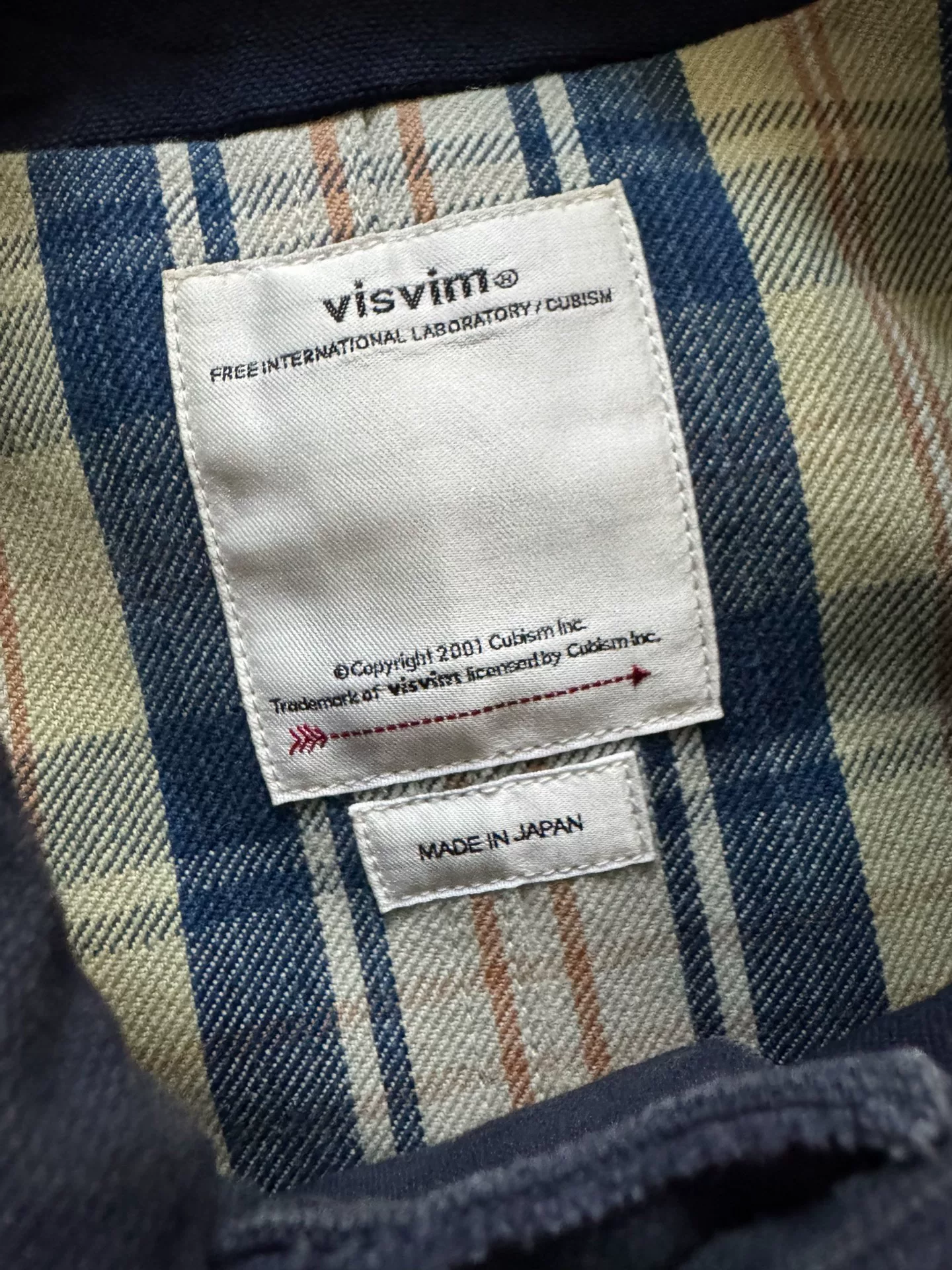 VISVIM 22SS MACRAY COVERALL — label
