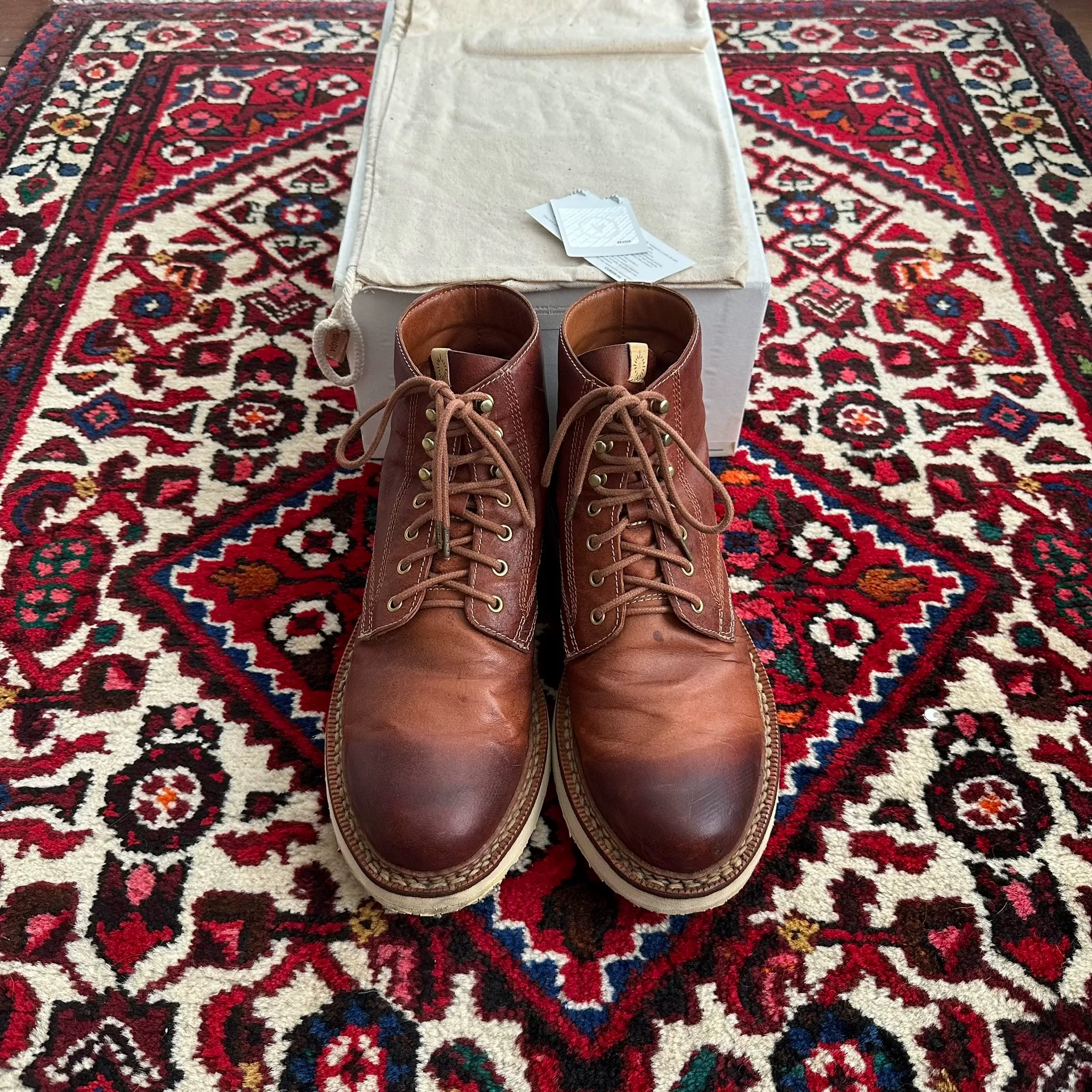 visvim 12AW Virgil Double Stitch Boots