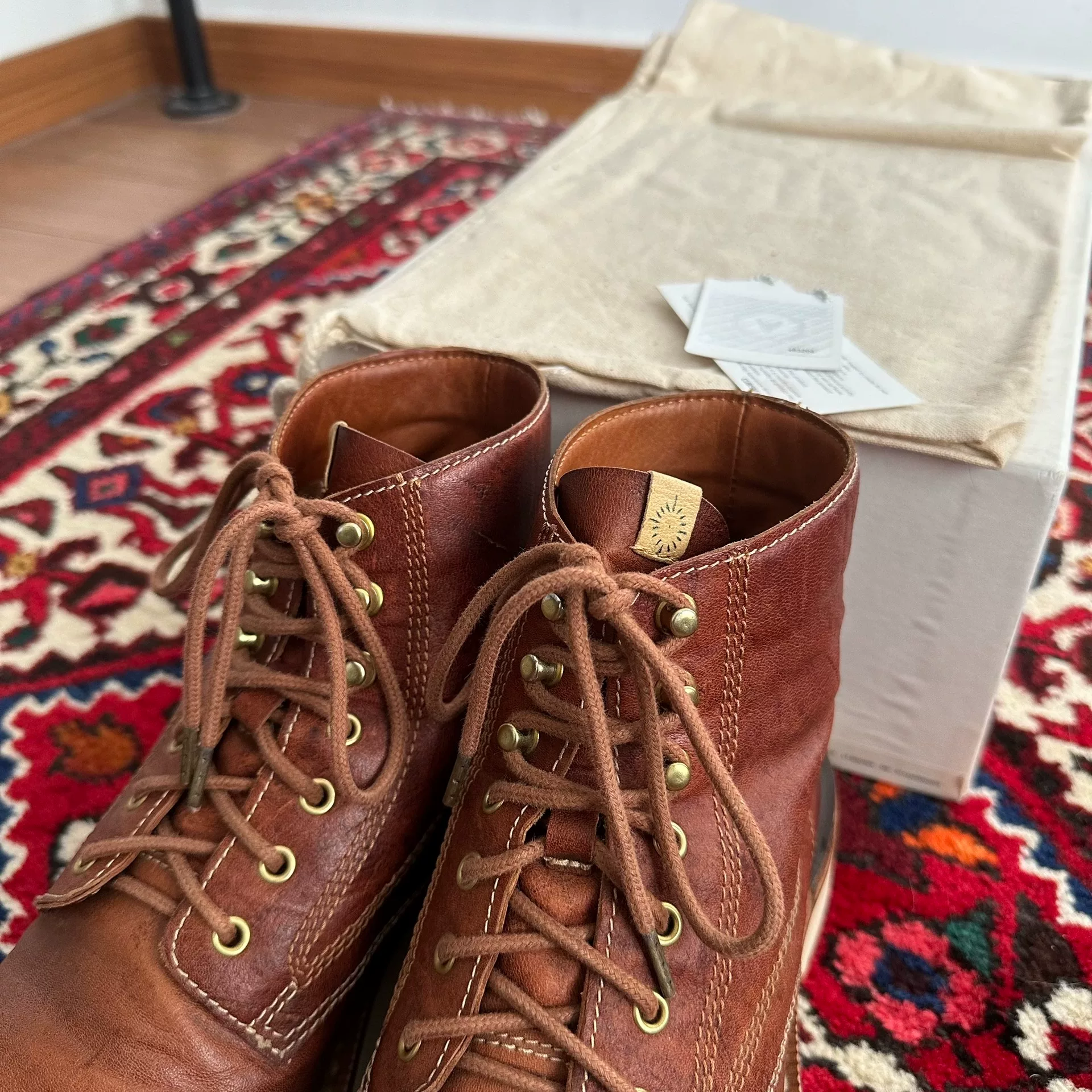 visvim 12AW Virgil Double Stitch Boots — front