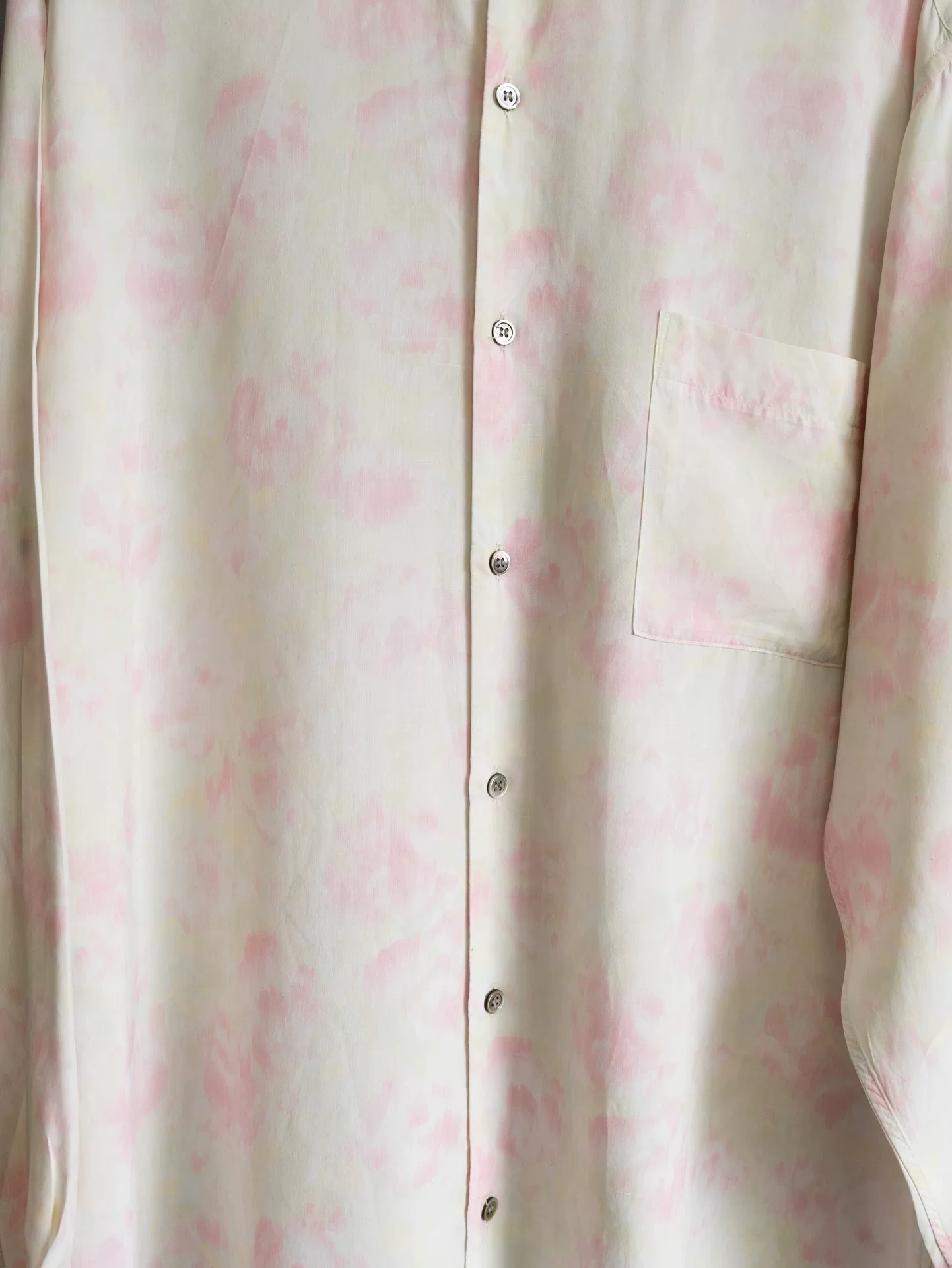 Yohji Yamamoto 91AW Floral Shirt — back