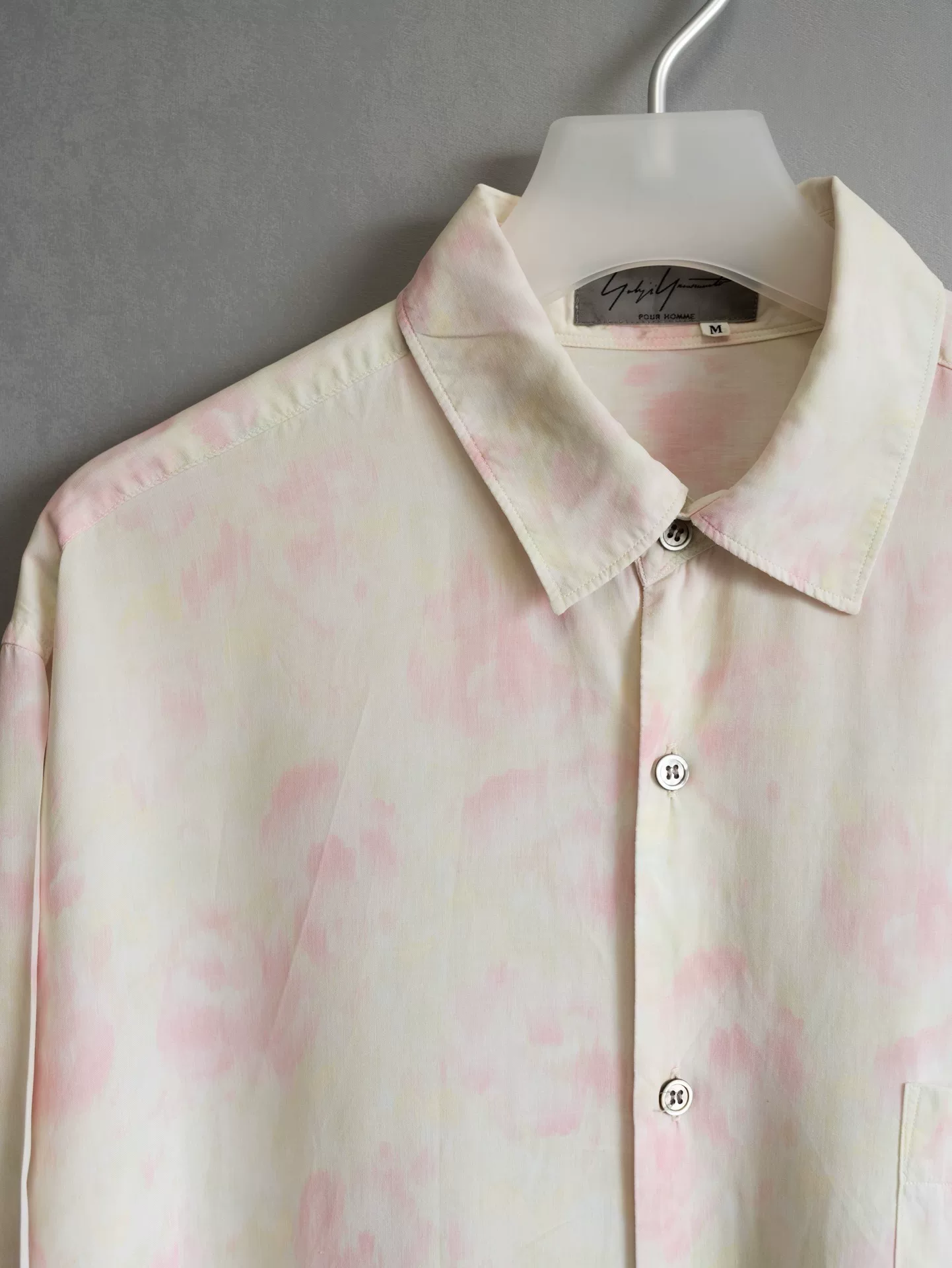 Yohji Yamamoto 91AW Floral Shirt — detail