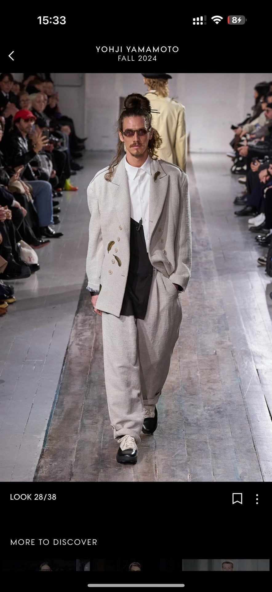 Yohji Yamamoto 24AW Hand-Spun Cotton Suit — detail