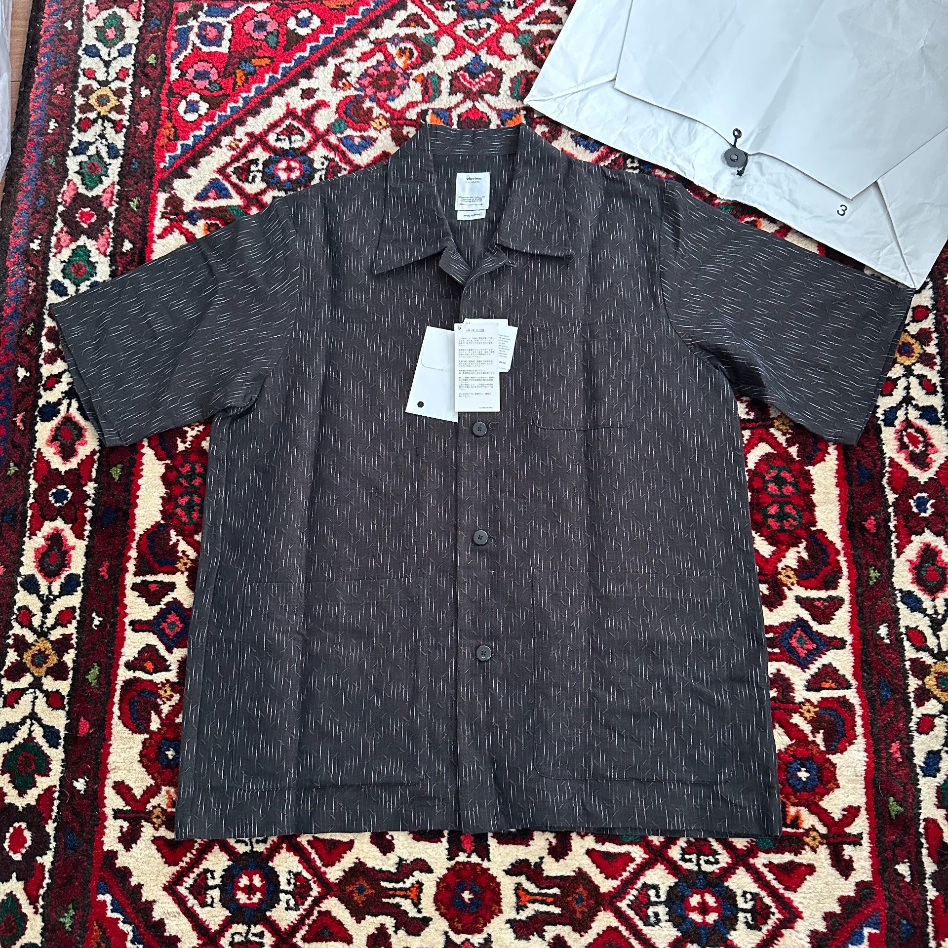 VISVIM 19SS ELLERY Short-Sleeve Shirt — front