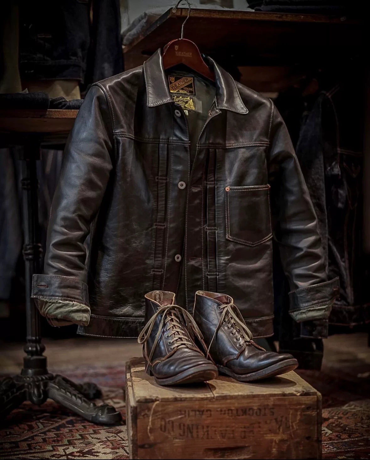 Lua × Skoob Horsebutt M-43 Boots — detail