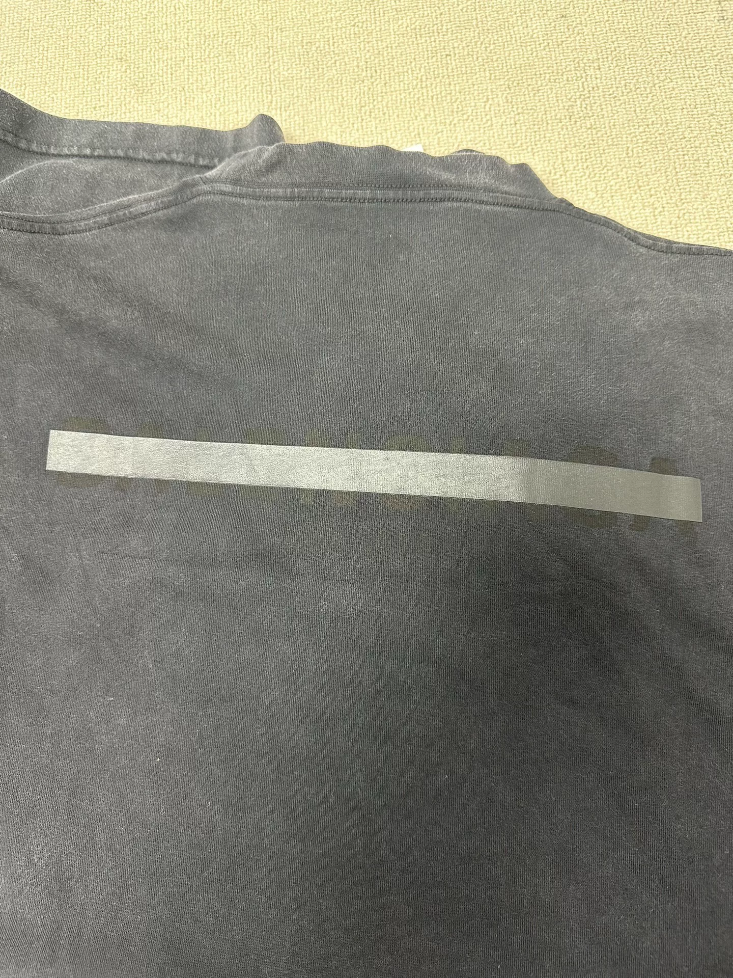 Balenciaga Blocked Letters Short-Sleeve T-Shirt — detail