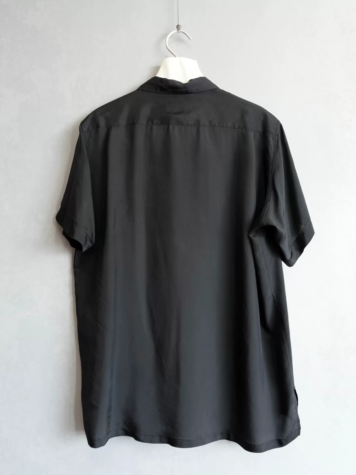 Yohji Yamamoto 10SS Cupro Short-Sleeve Shirt — label