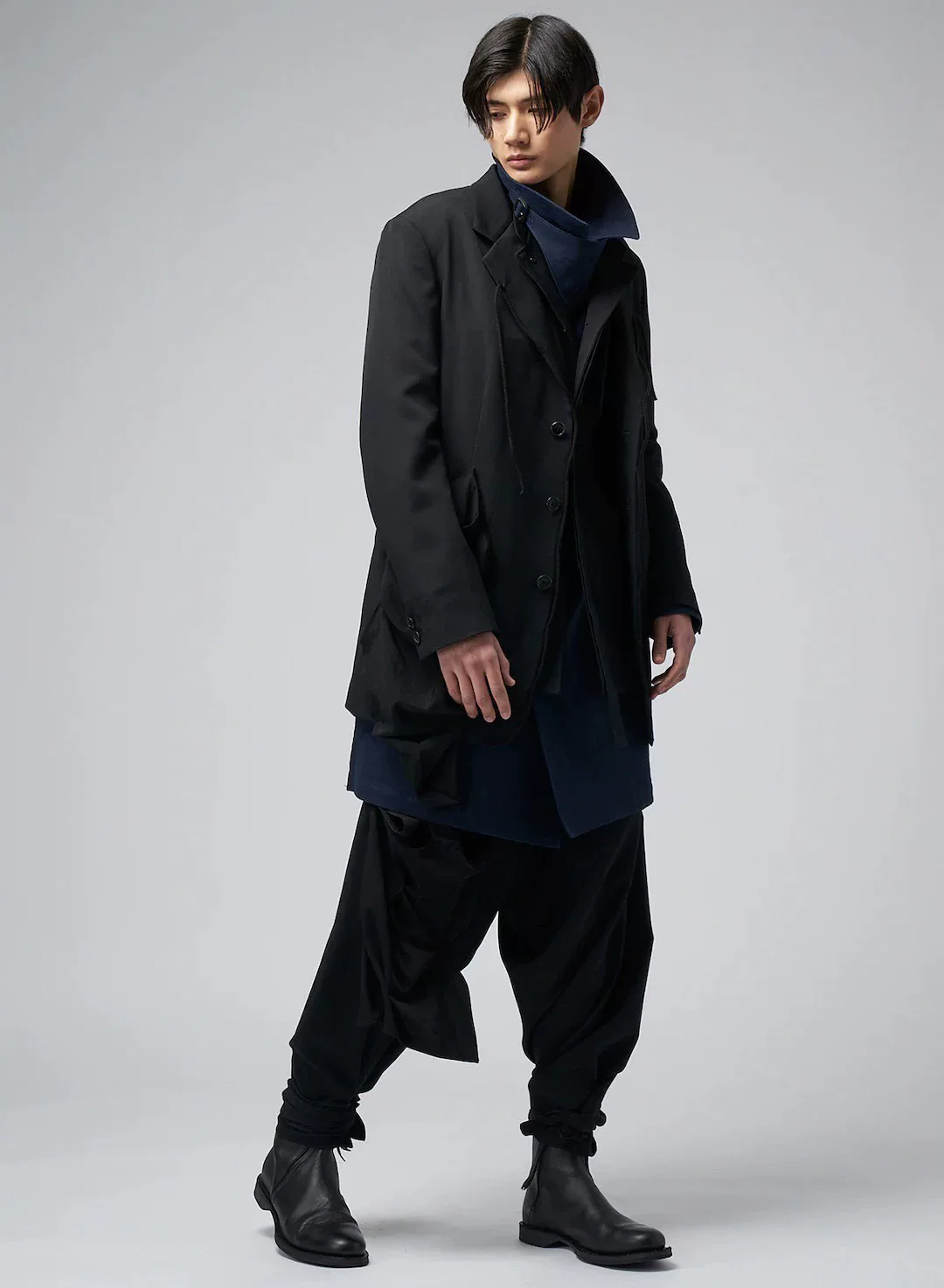 Yohji Yamamoto 23AW Octopus Rope Coat — detail
