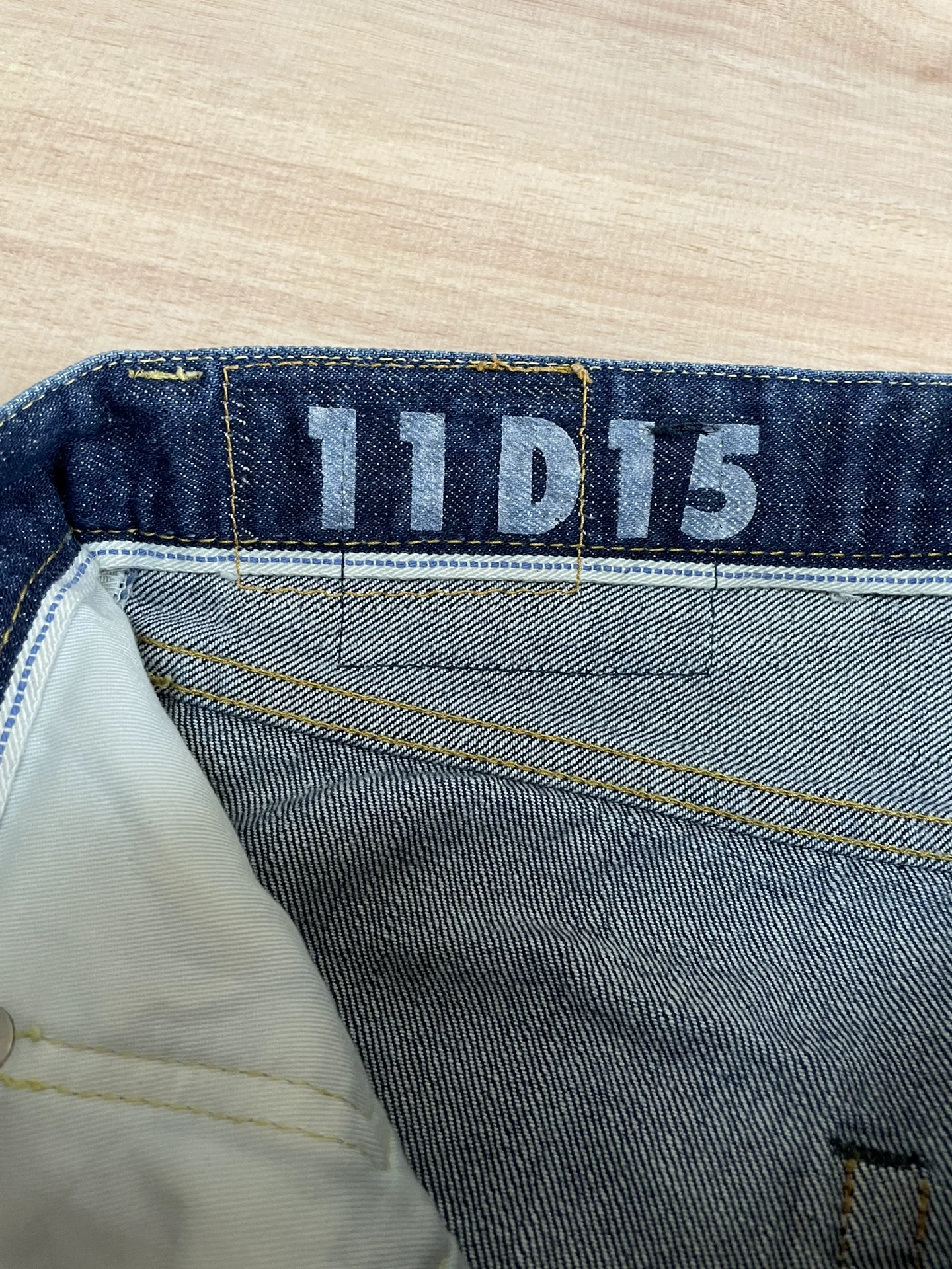 VISVIM D15 SOCIAL SCULPTURE Washed Jeans — back