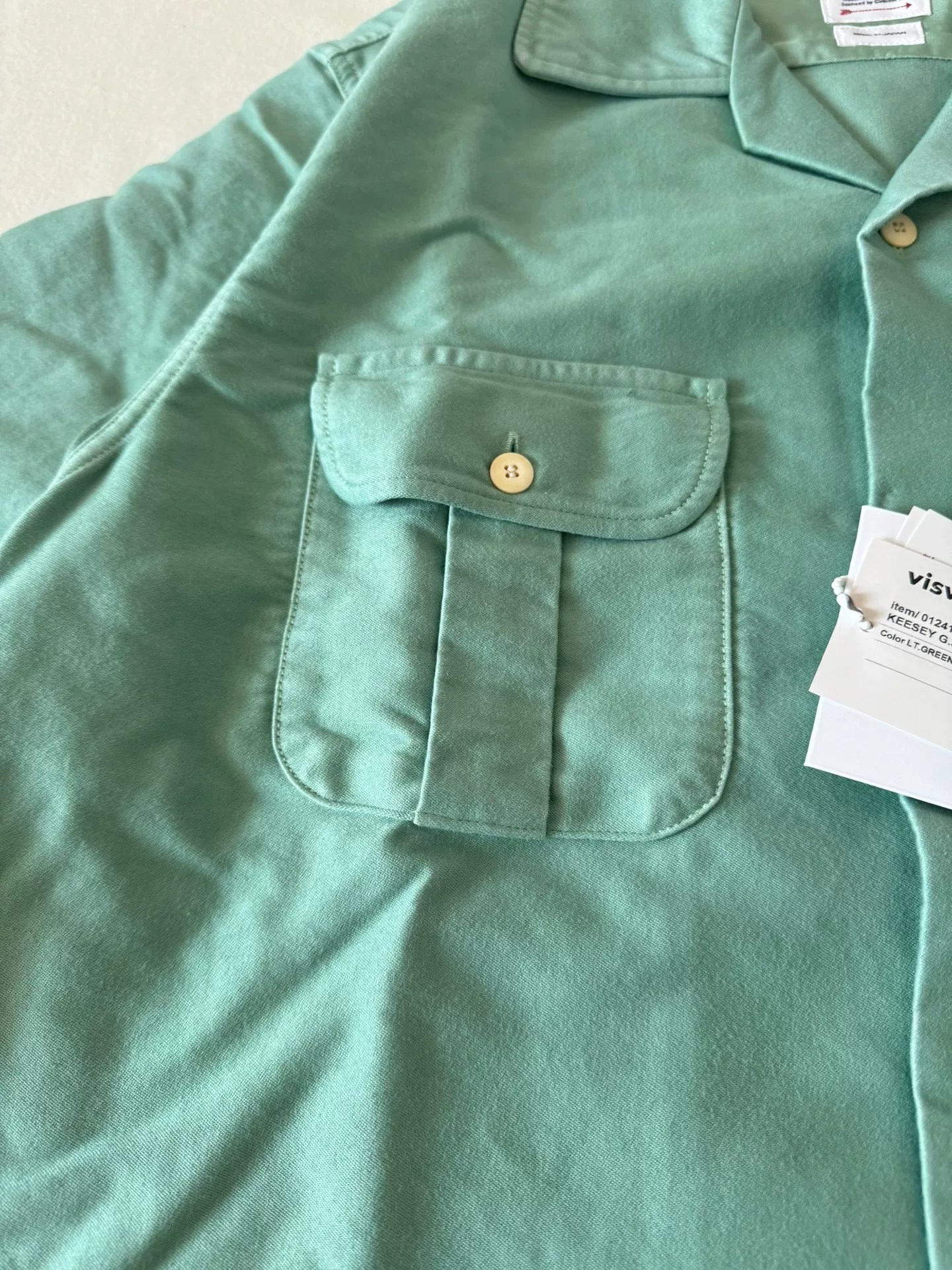 VISVIM 24SS Keesey G.S. L/S Moleskin Shirt — back