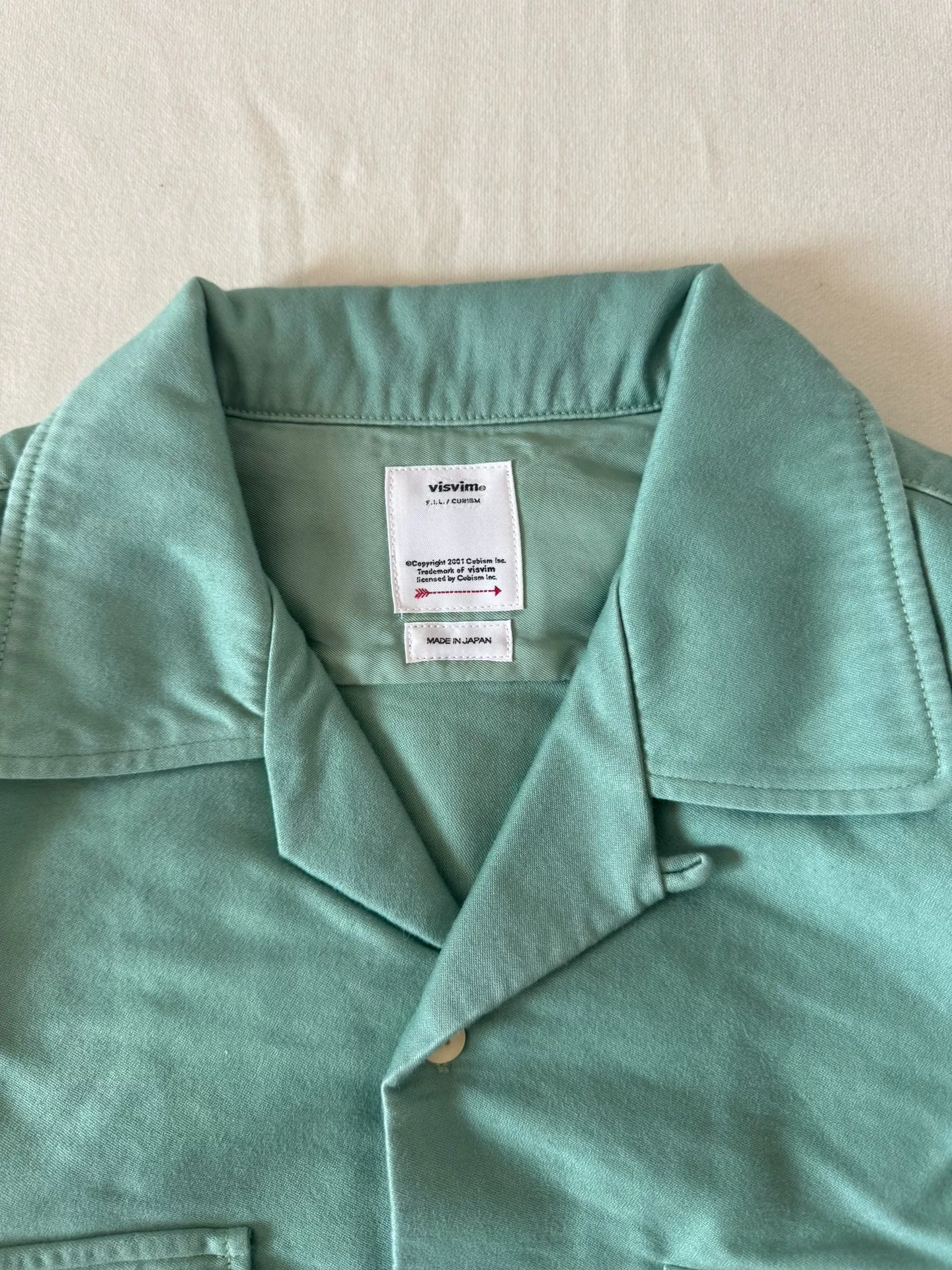 VISVIM 24SS Keesey G.S. L/S Moleskin Shirt — detail