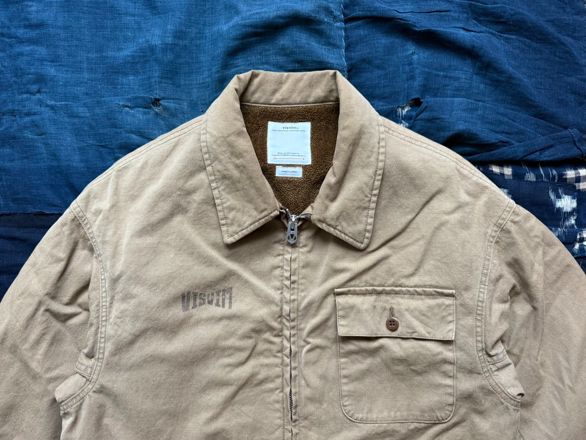 VISVIM 24SS RODNEY Work Jacket — label