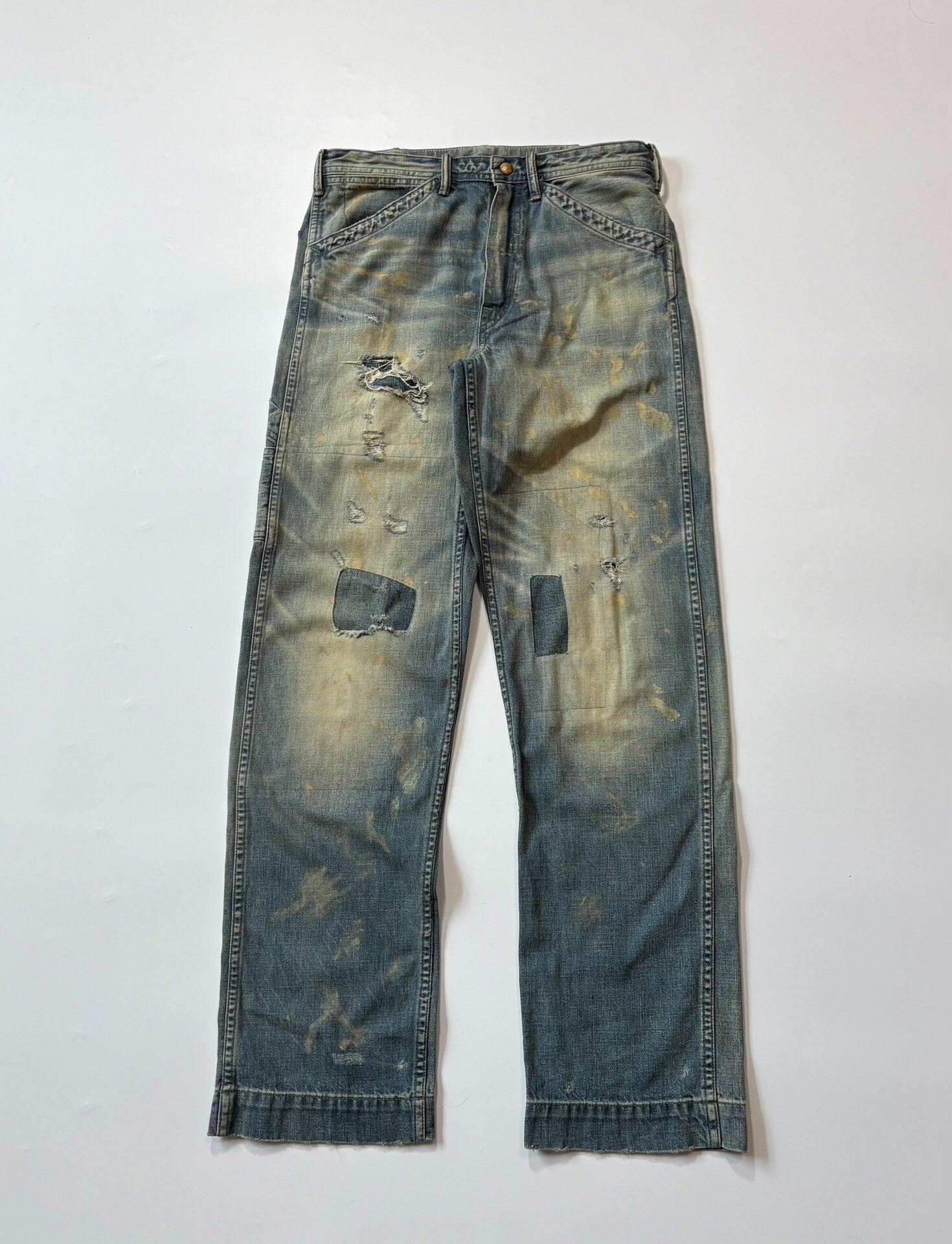 RRL Double RL Vintage Distressed Jeans