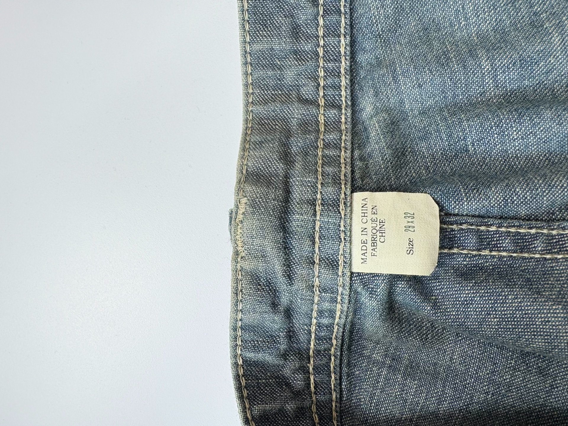 RRL Double RL Vintage Distressed Jeans — back