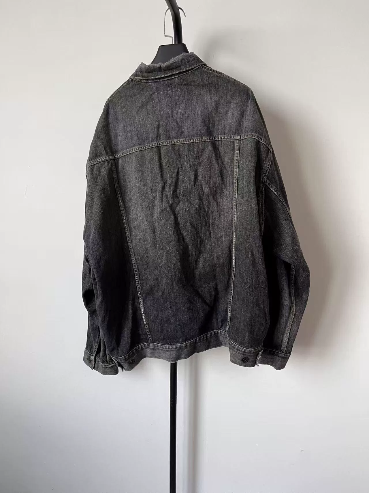 Balenciaga Loose Fit Denim Jacket — front