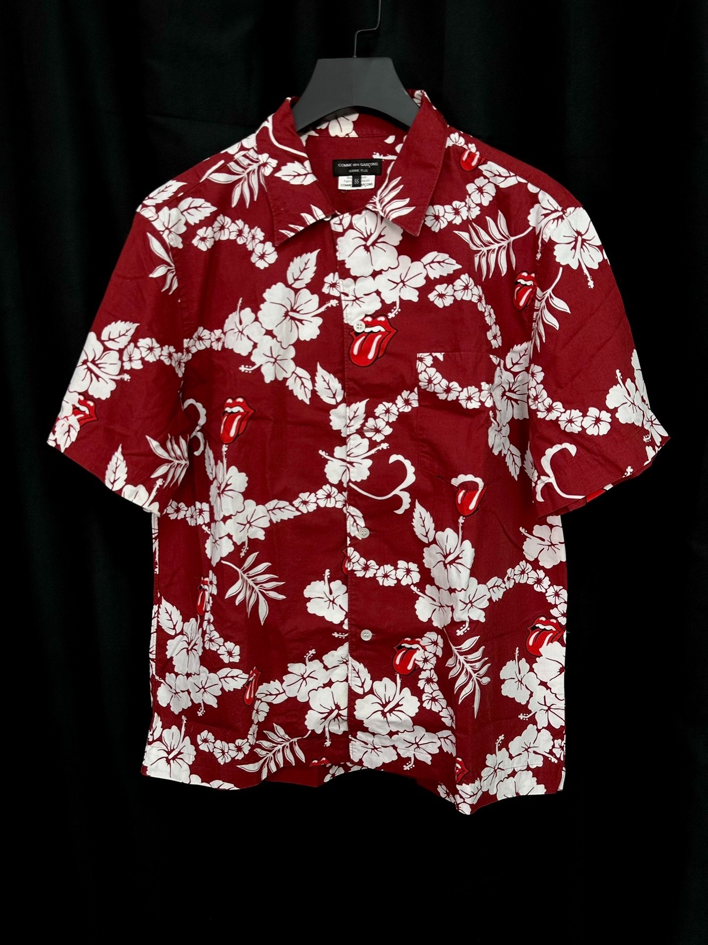 Comme des Garçons 2006SS Rolling Stones Shirt — detail