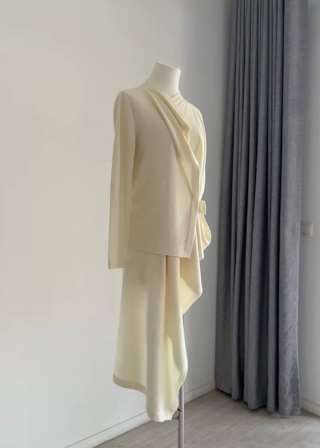 Yohji Yamamoto 2015SS Wool Cashmere Cardigan — detail