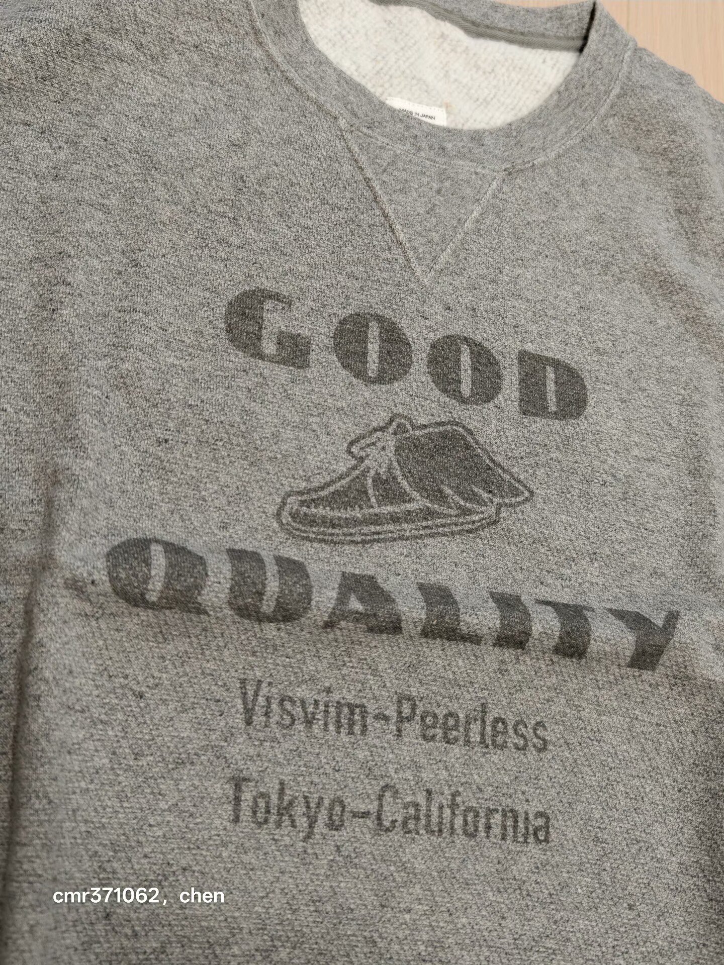 visvim 23AW Amplus SB Sweat L/S — back