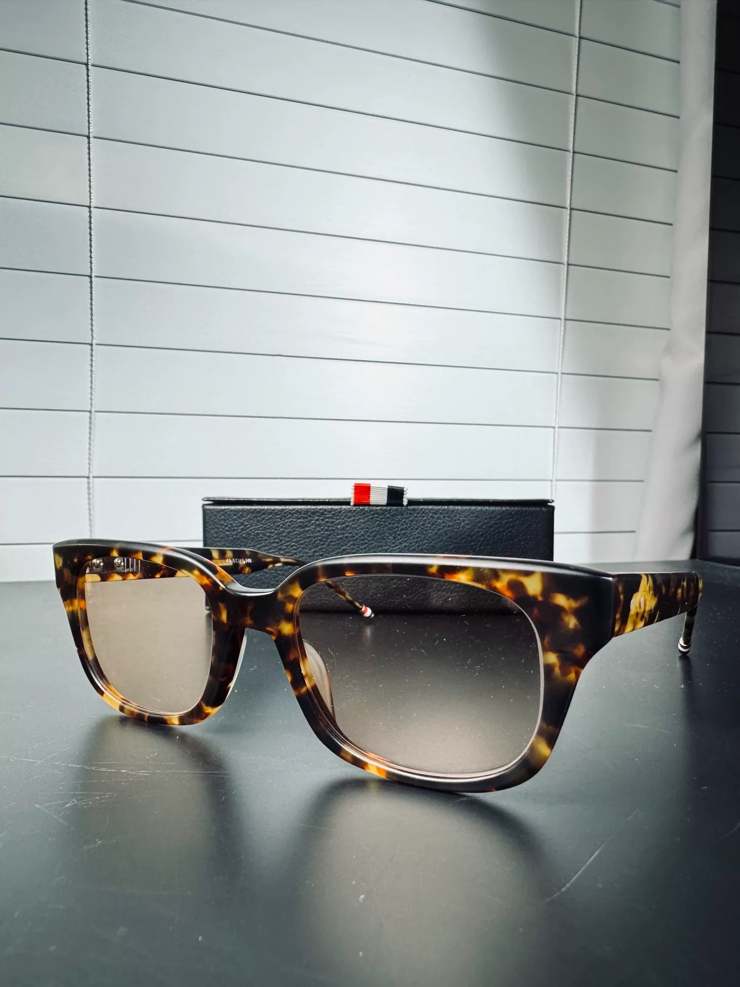 Thom Browne TB-401 Non-Prescription Eyeglasses — detail