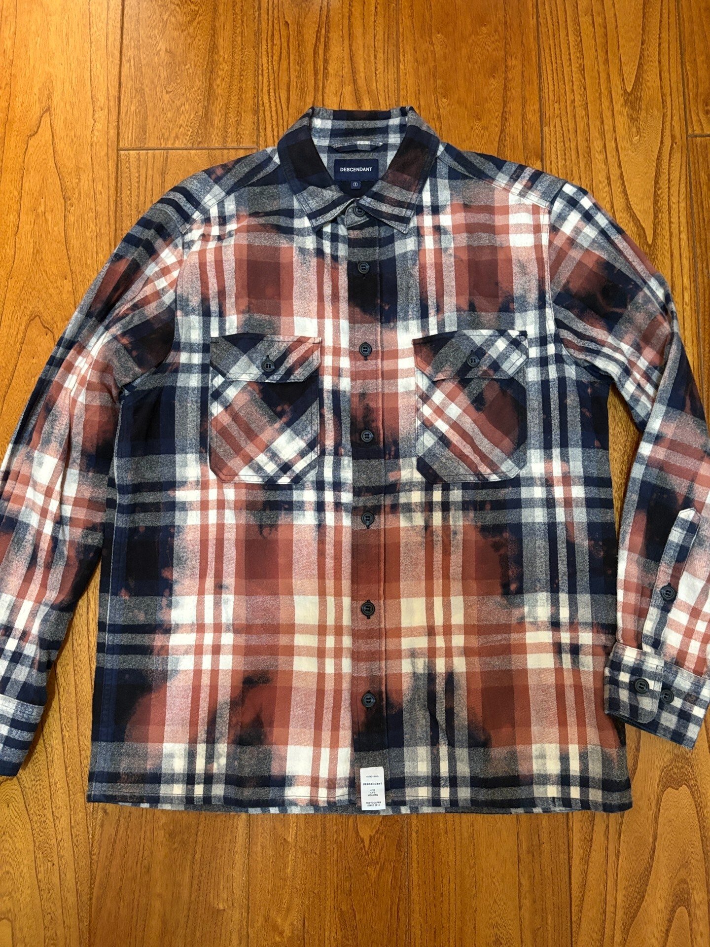 Descendant 18SS Moss Check LS Shirt