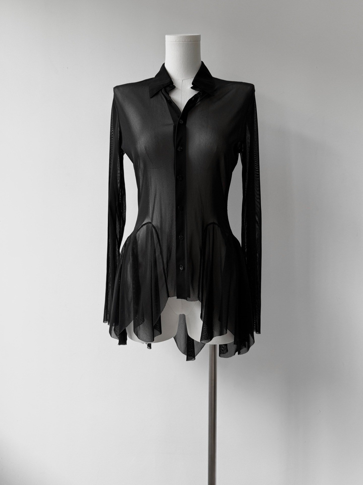 Jean Paul Gaultier Sheer Mesh Shirt — front