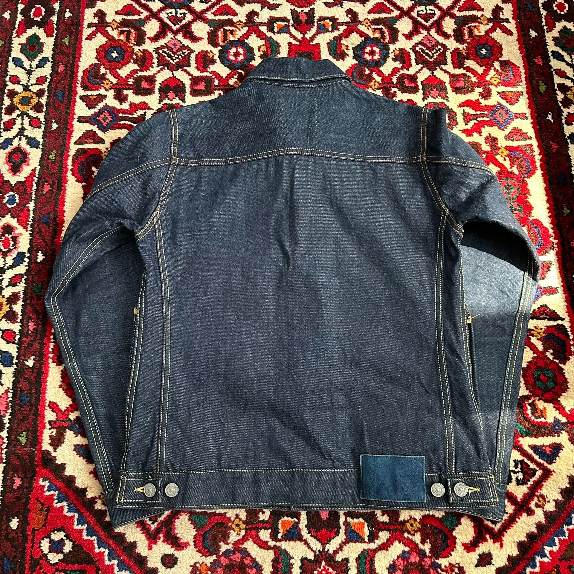 visvim 17ss 101 Raw Denim Jacket — detail
