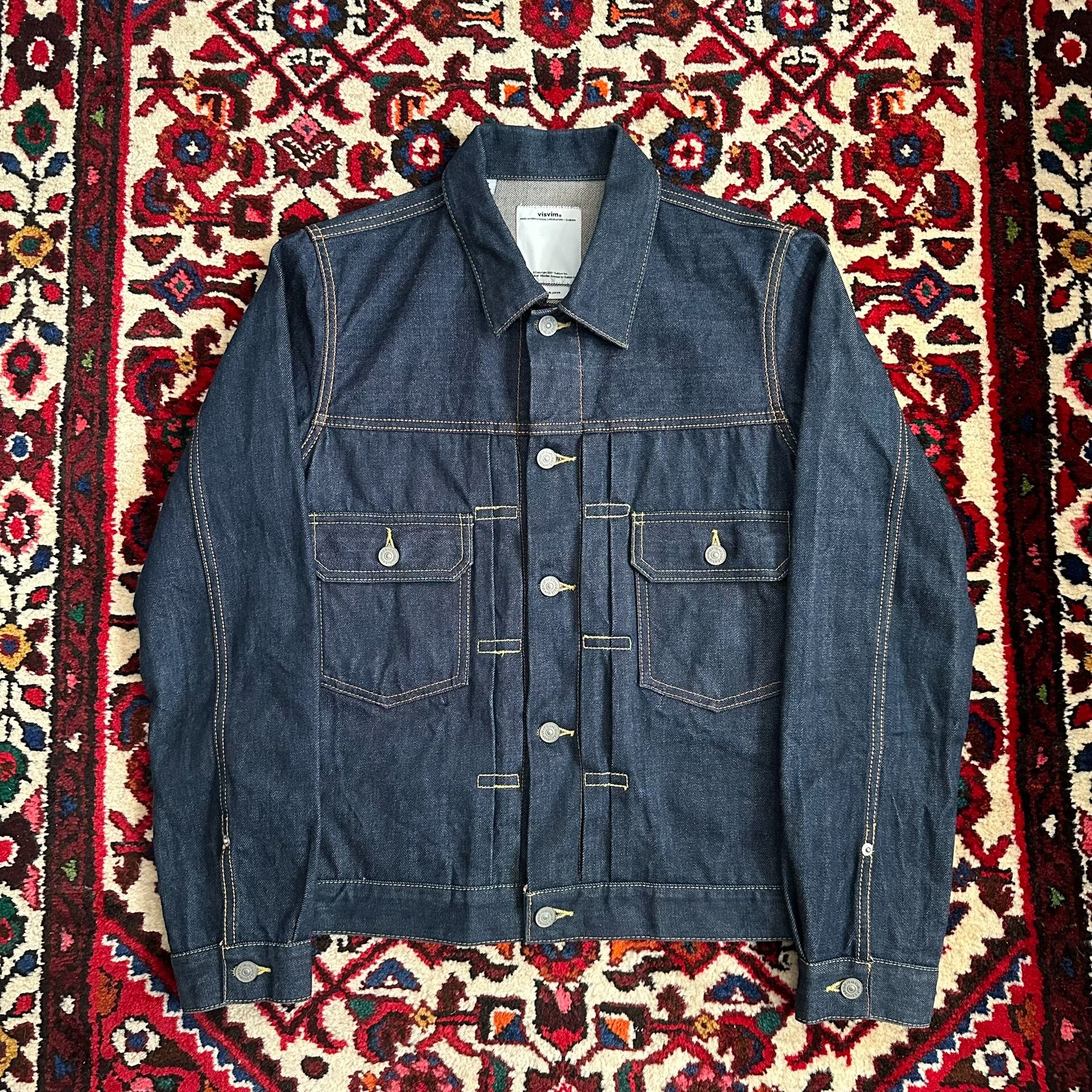 visvim 17ss 101 Raw Denim Jacket