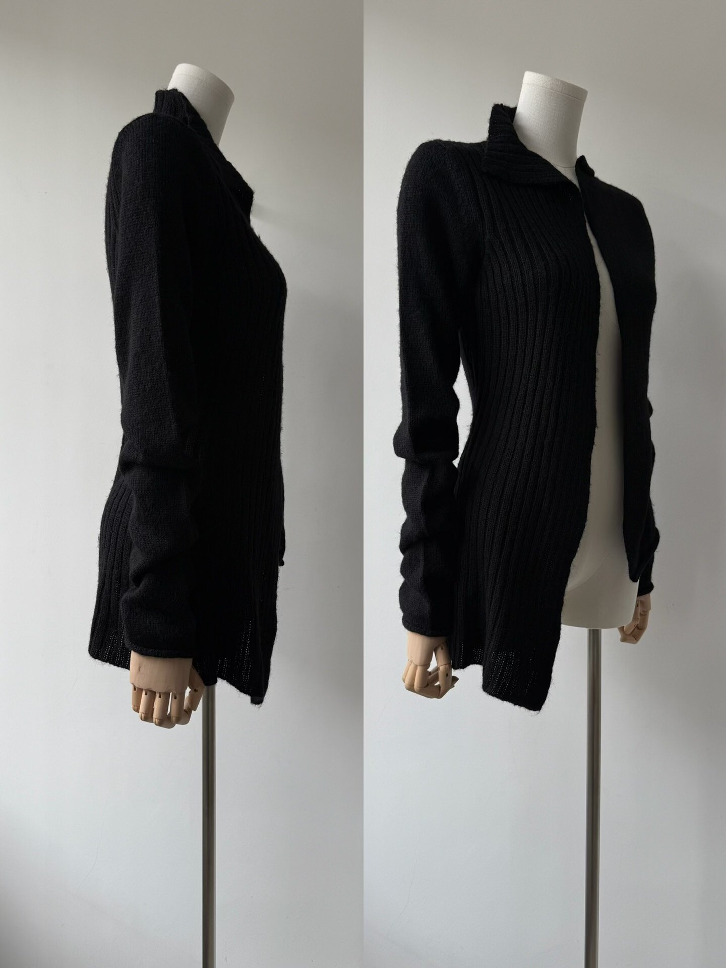 Yohji Yamamoto Femme 05AW Asymmetric Cardigan — back