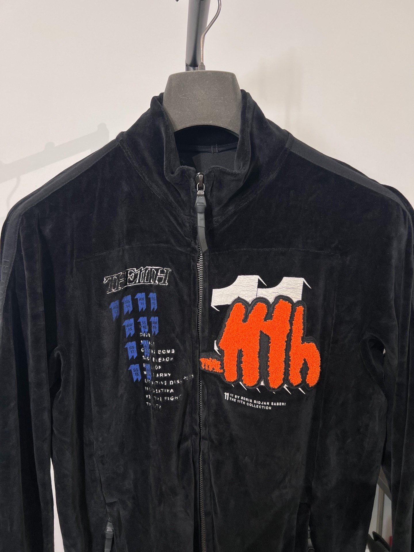 Boris Bidjan Saberi 11by BBS Velvet Jacket — back