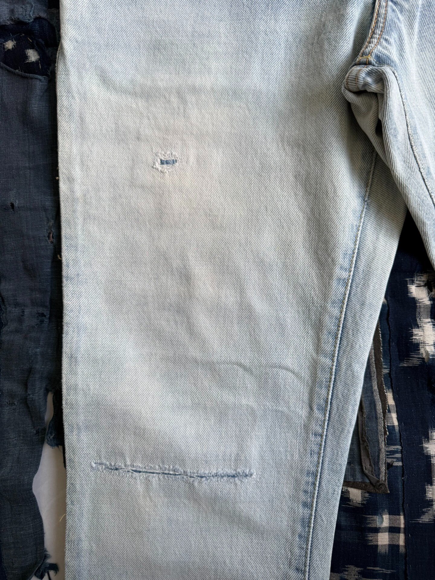 VISVIM 19SS SOCIAL SCULPTURE 04 DAMAGED JEANS — back