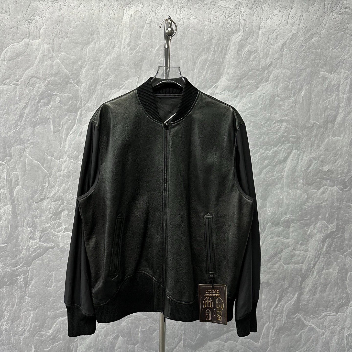 Louis Vuitton Monogram Reversible Leather Jacket — detail