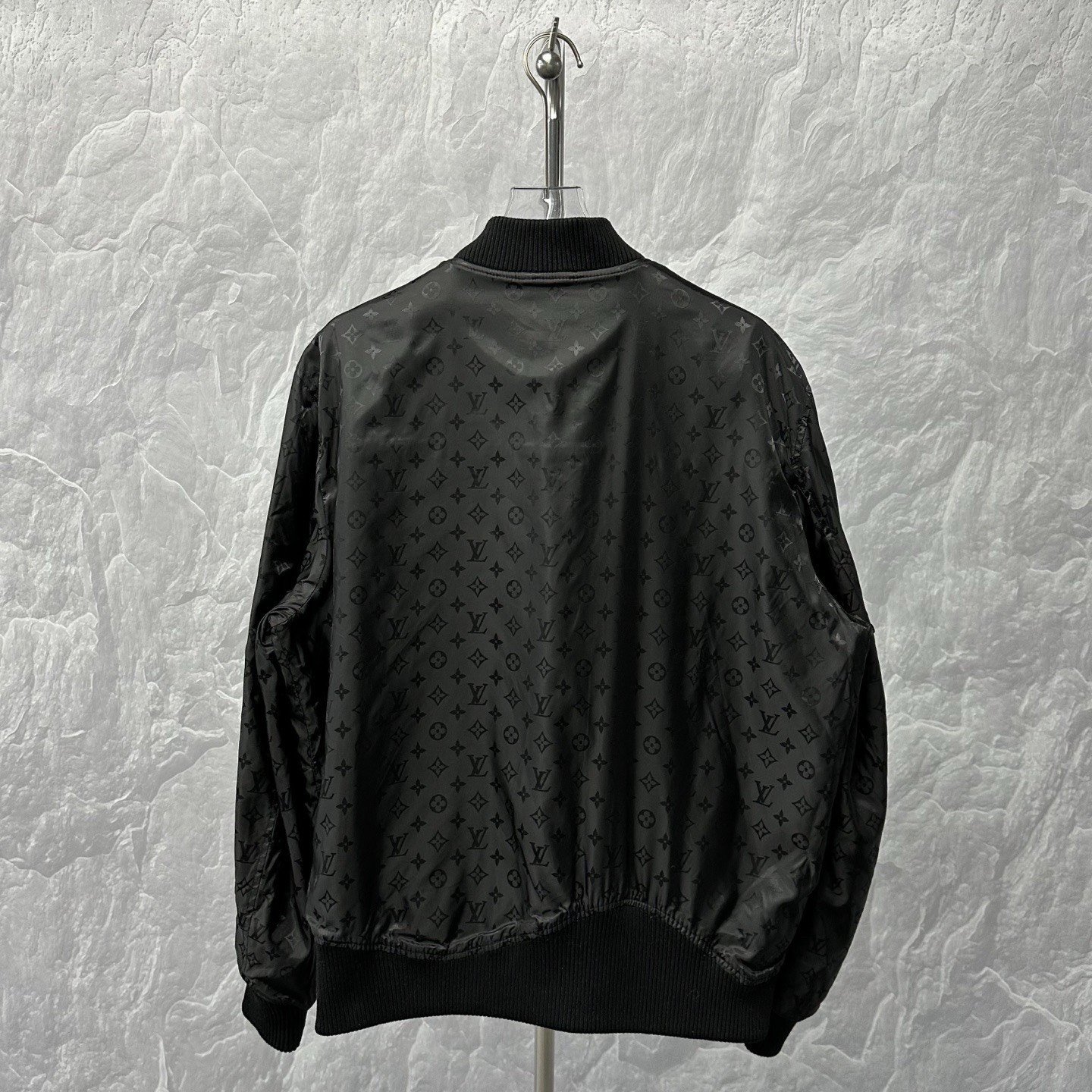 Louis Vuitton Monogram Reversible Leather Jacket — front