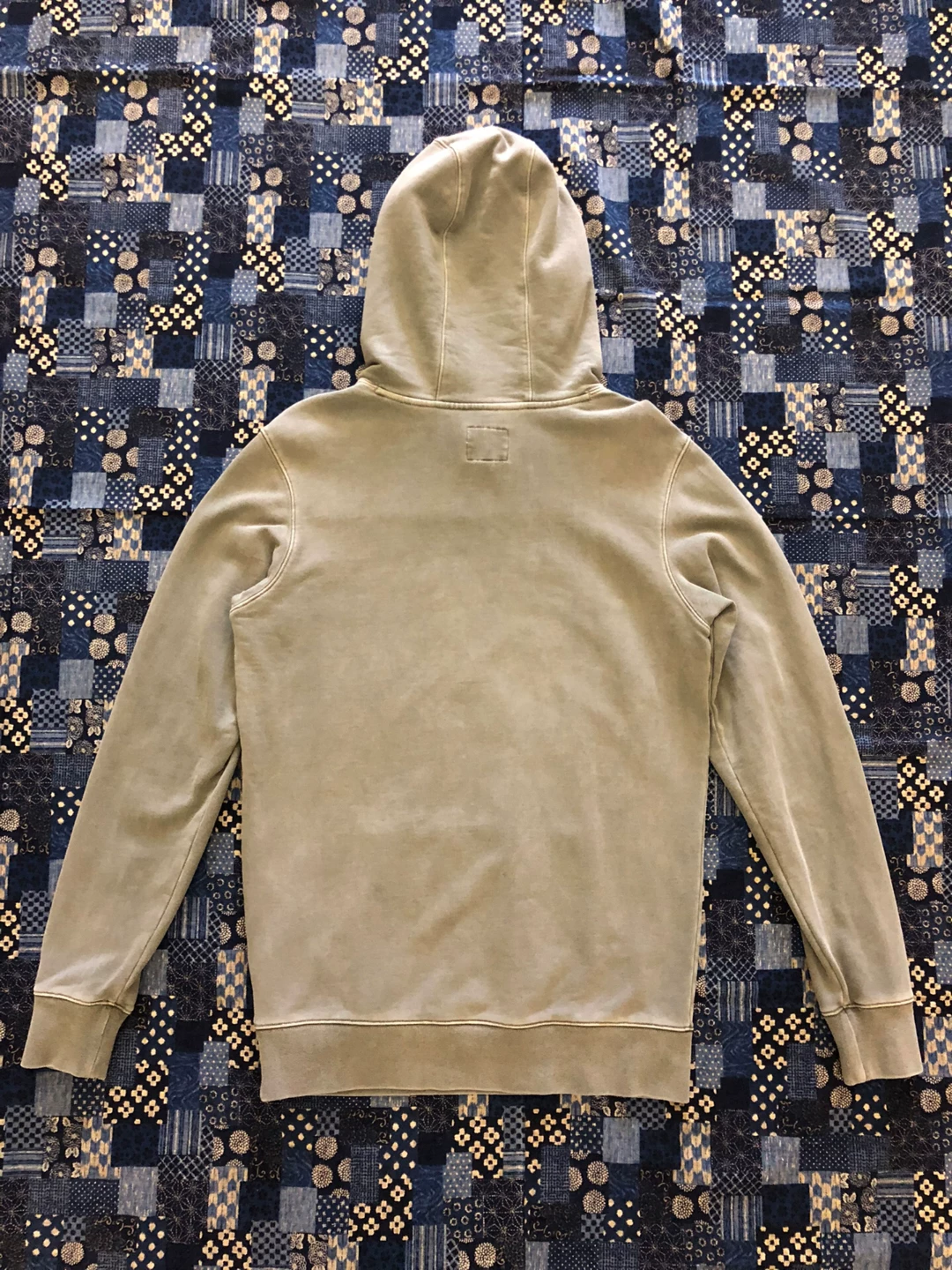 Madness Beige Heavy Washed Hoodie — front