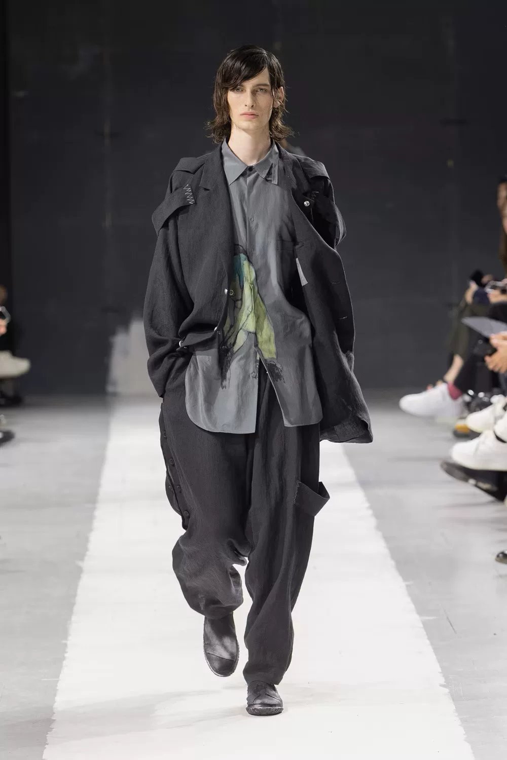 Yohji Yamamoto 24SS Linen Coat — front
