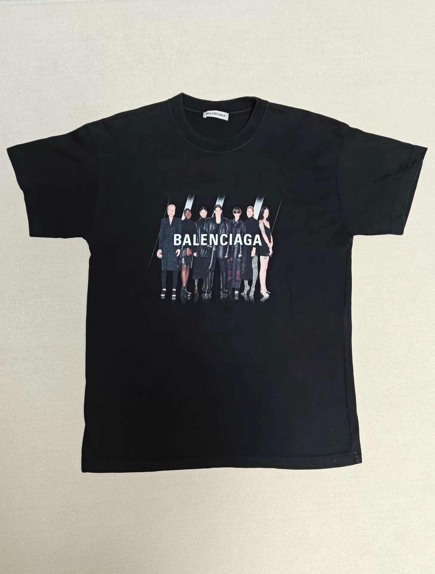 Balenciaga Group Portrait Print T-Shirt