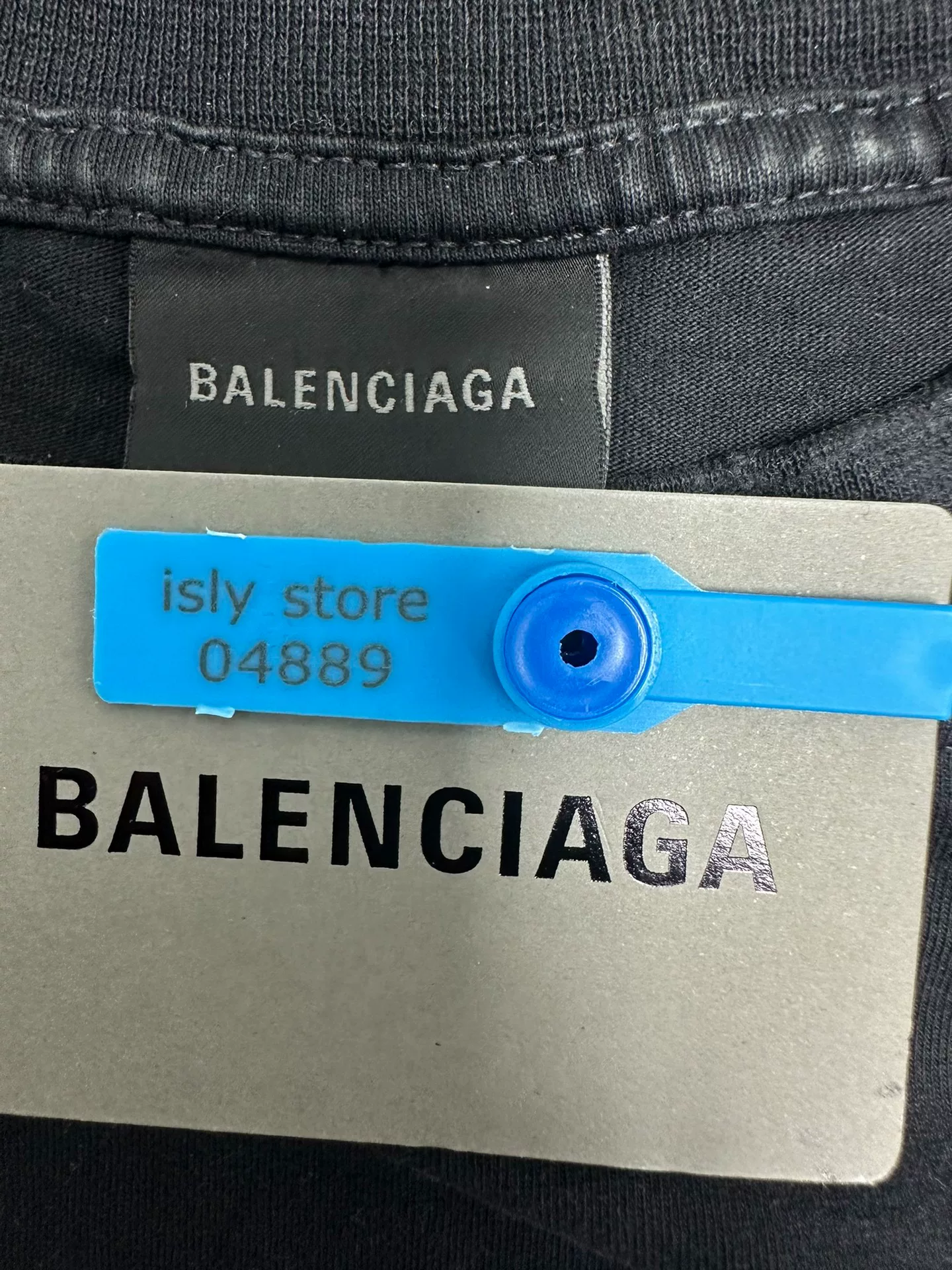 Balenciaga Loose Logo Short-Sleeve T-Shirt — back