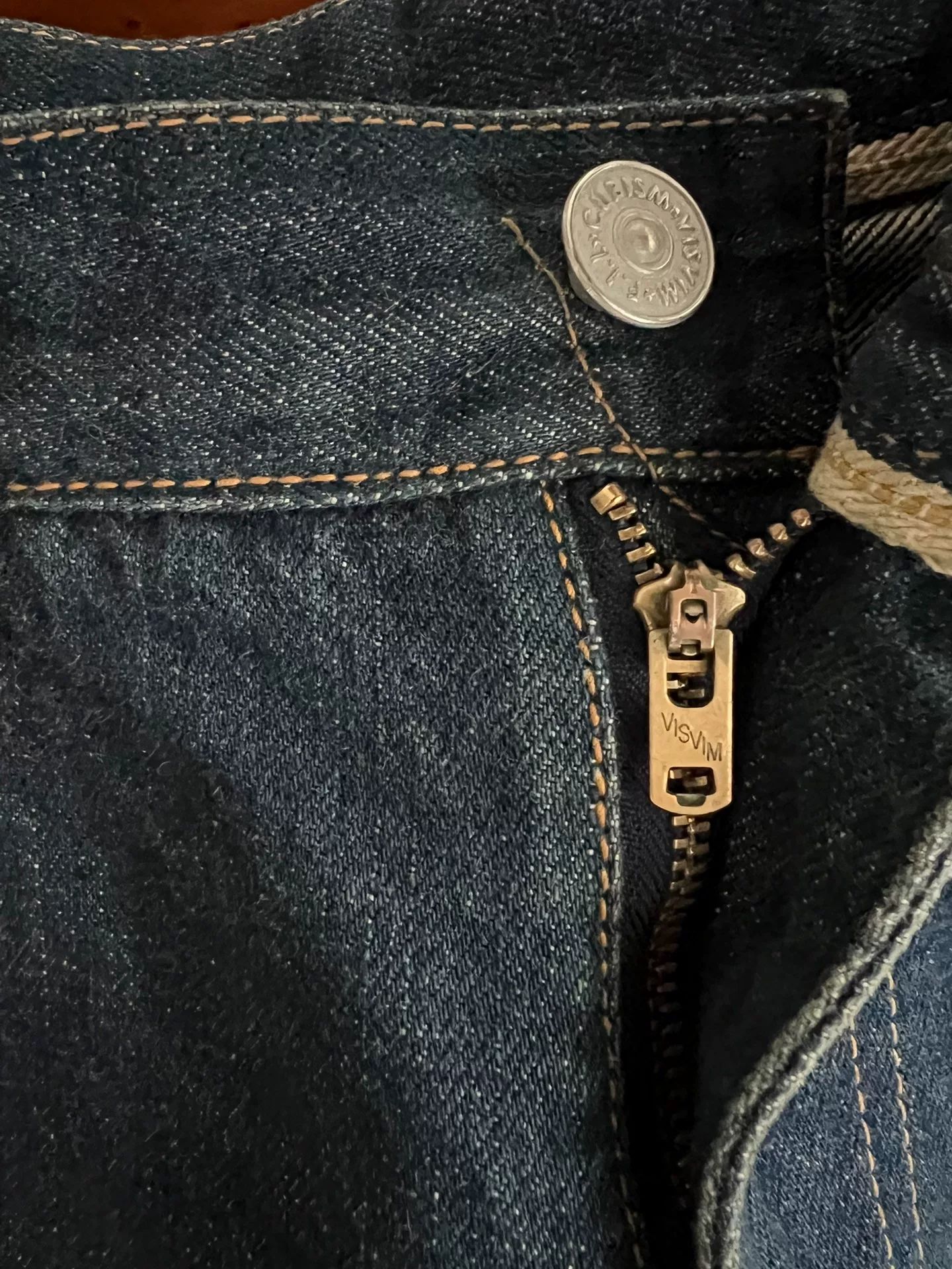 visvim 03R 2017 ICT Raw Denim Jeans — detail