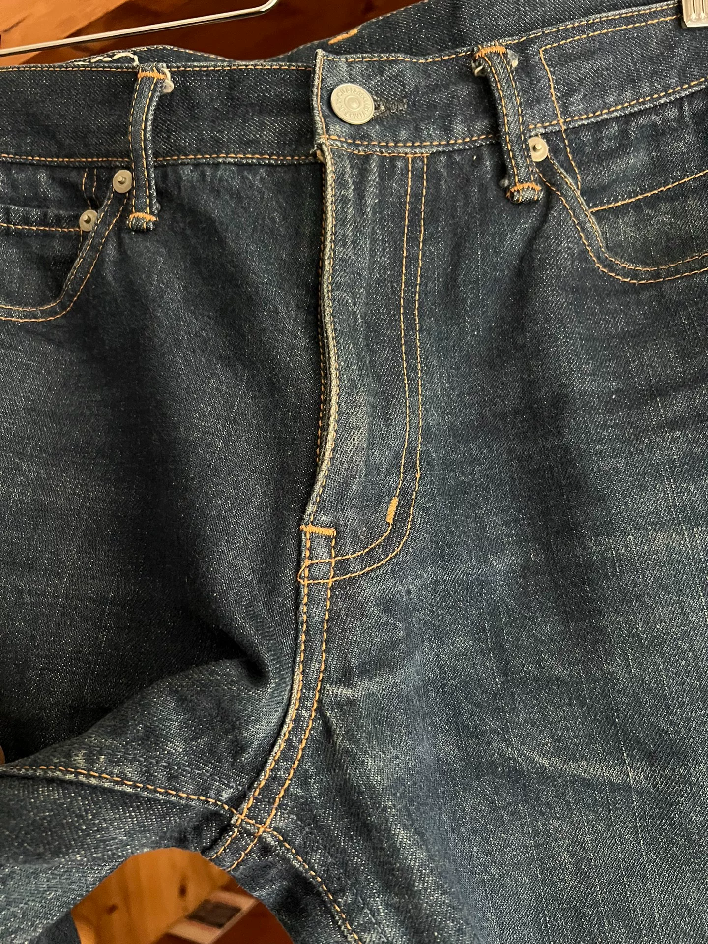 visvim 03R 2017 ICT Raw Denim Jeans — front