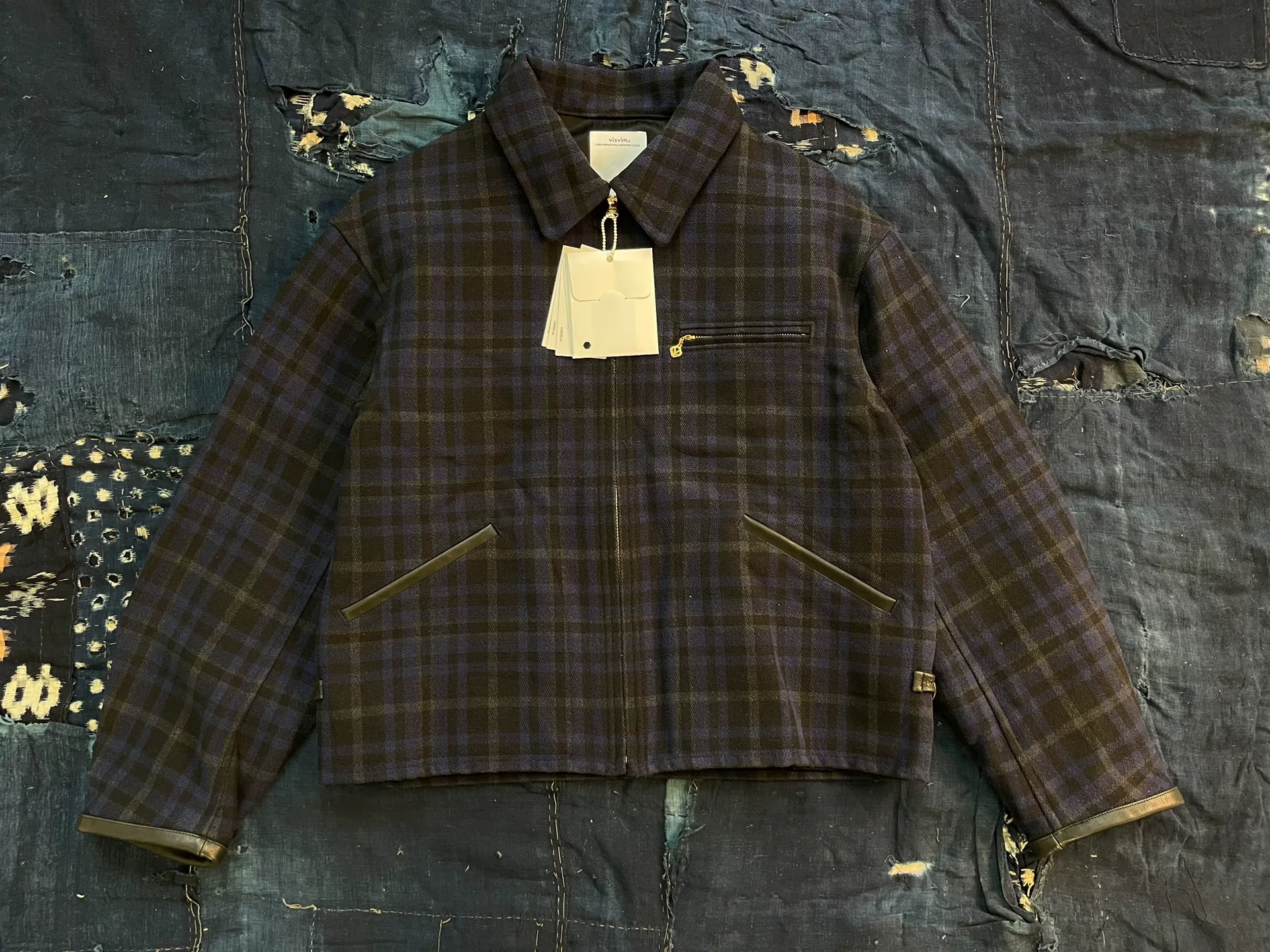 VISVIM 24AW BLACKHAWK WOOL BLOUSON — front