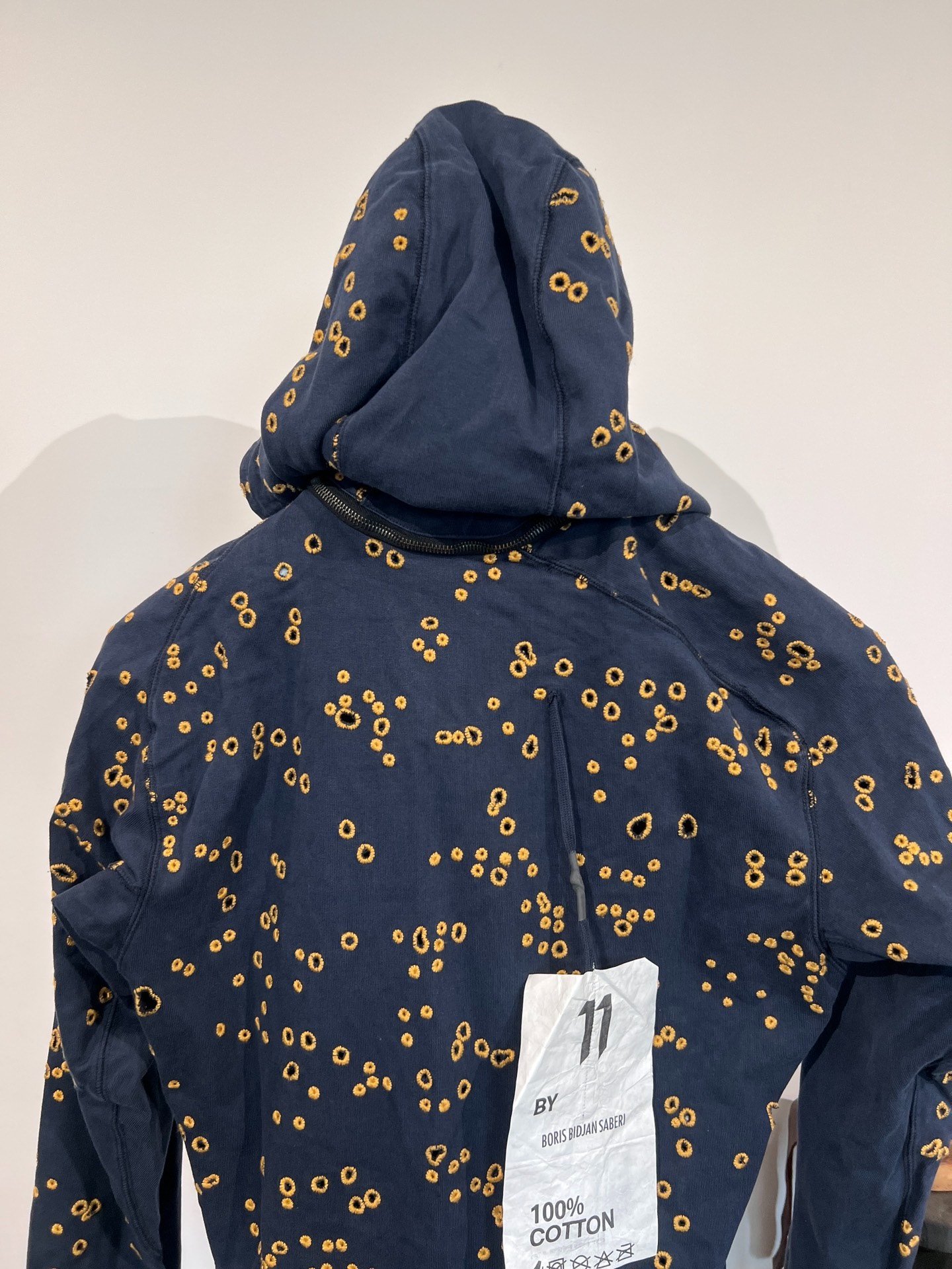 Boris Bidjan Saberi 11by BBS Hooded Jacket — label