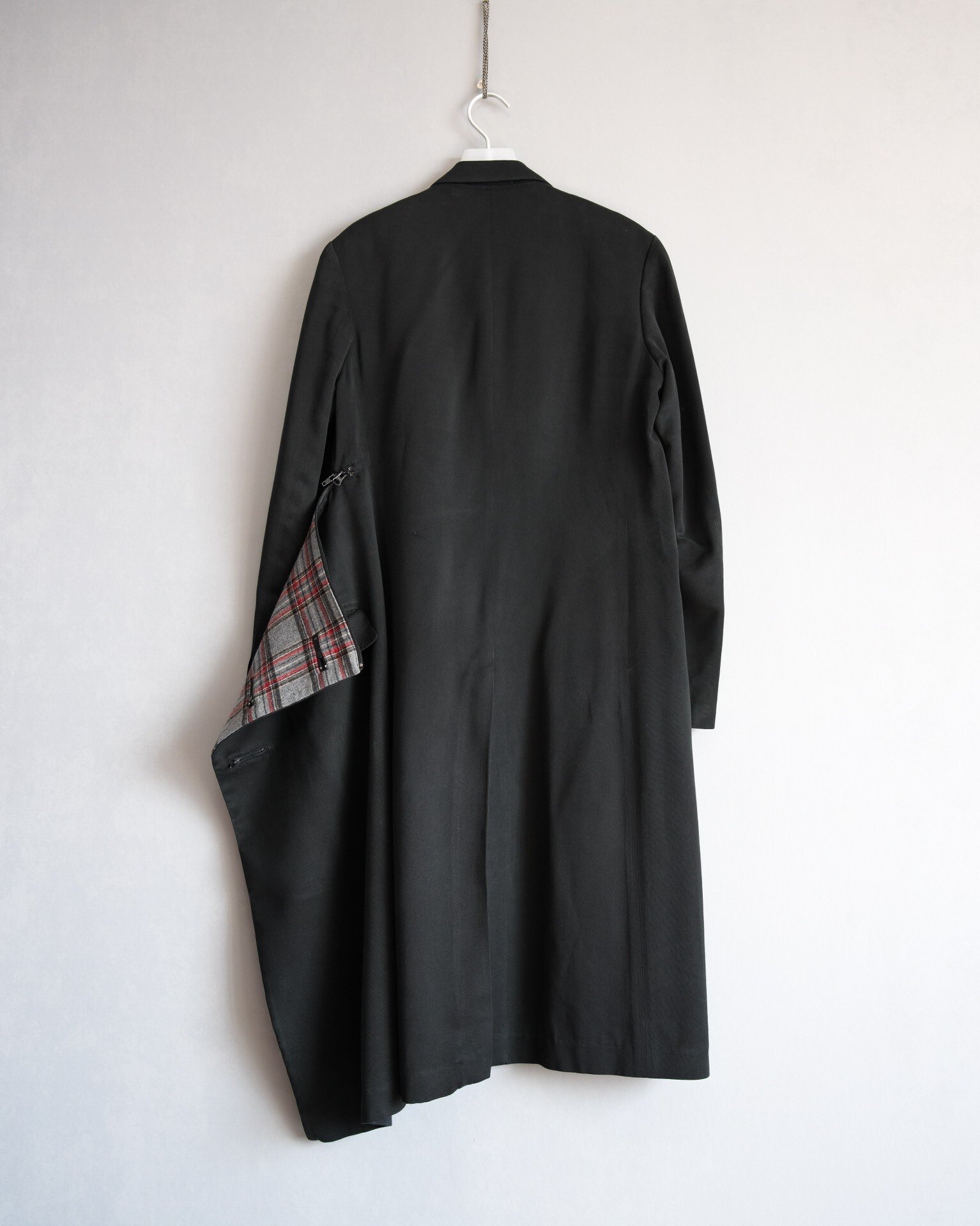 Yohji Yamamoto 08AW Plaid Coat — front