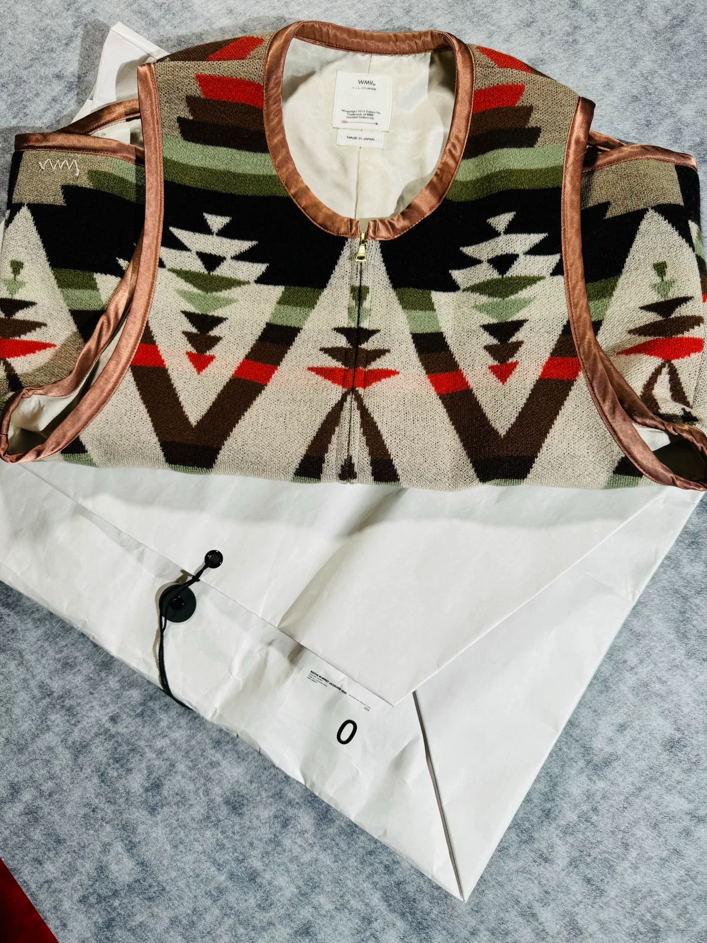 visvim Kora Jacquard Vest — detail
