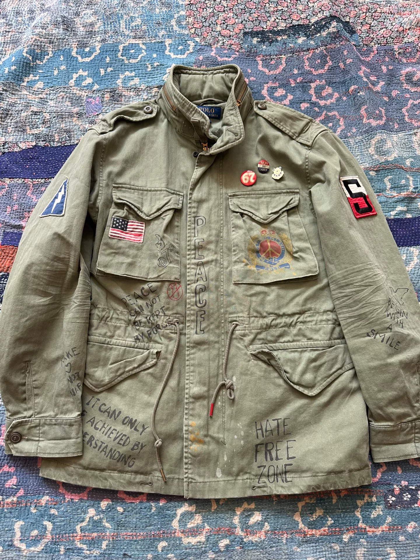 Polo Ralph Lauren Green M65 Military Jacket