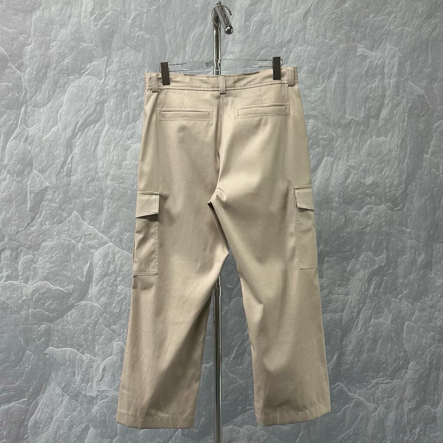 Louis Vuitton SS25 Beaded Logo Cargo Pants — back
