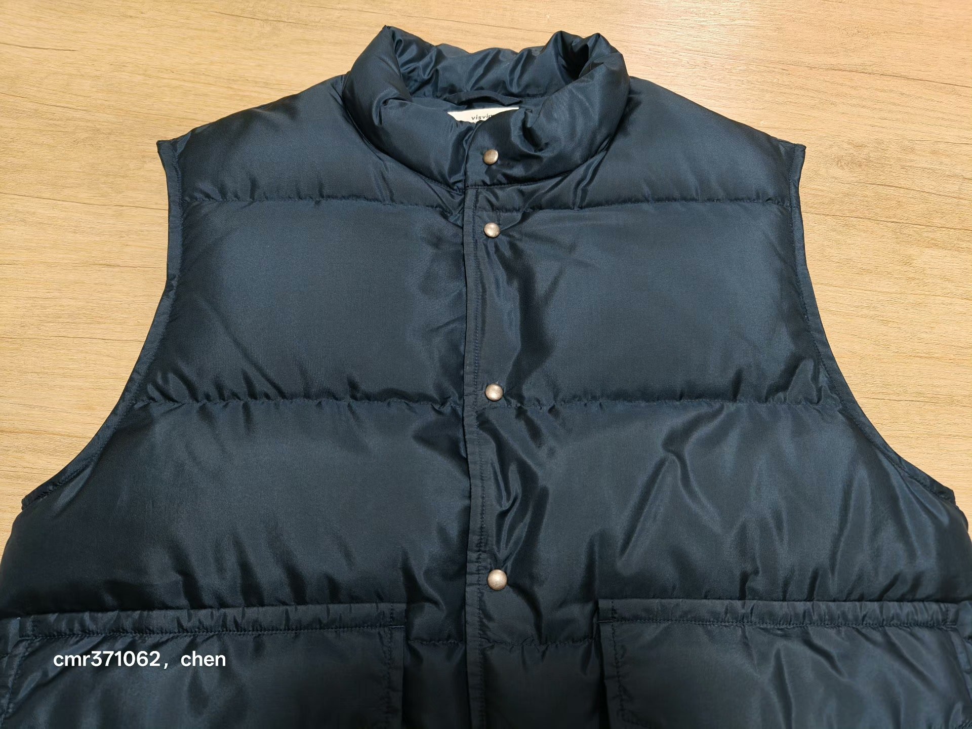 VISVIM 25SS KARLUK Silk Down Vest — front