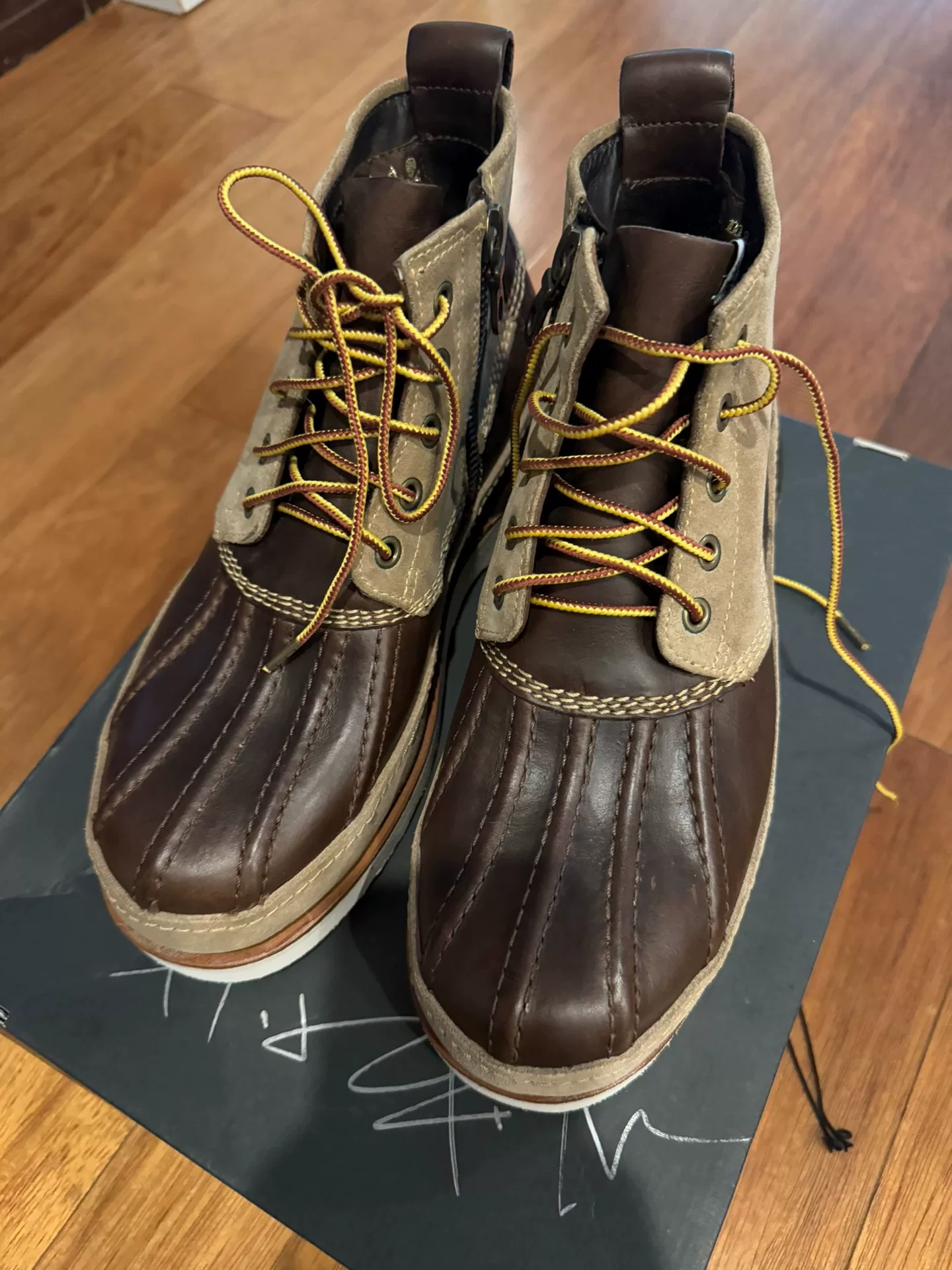 Visvim MMJ Decoy Duck Boots Brown