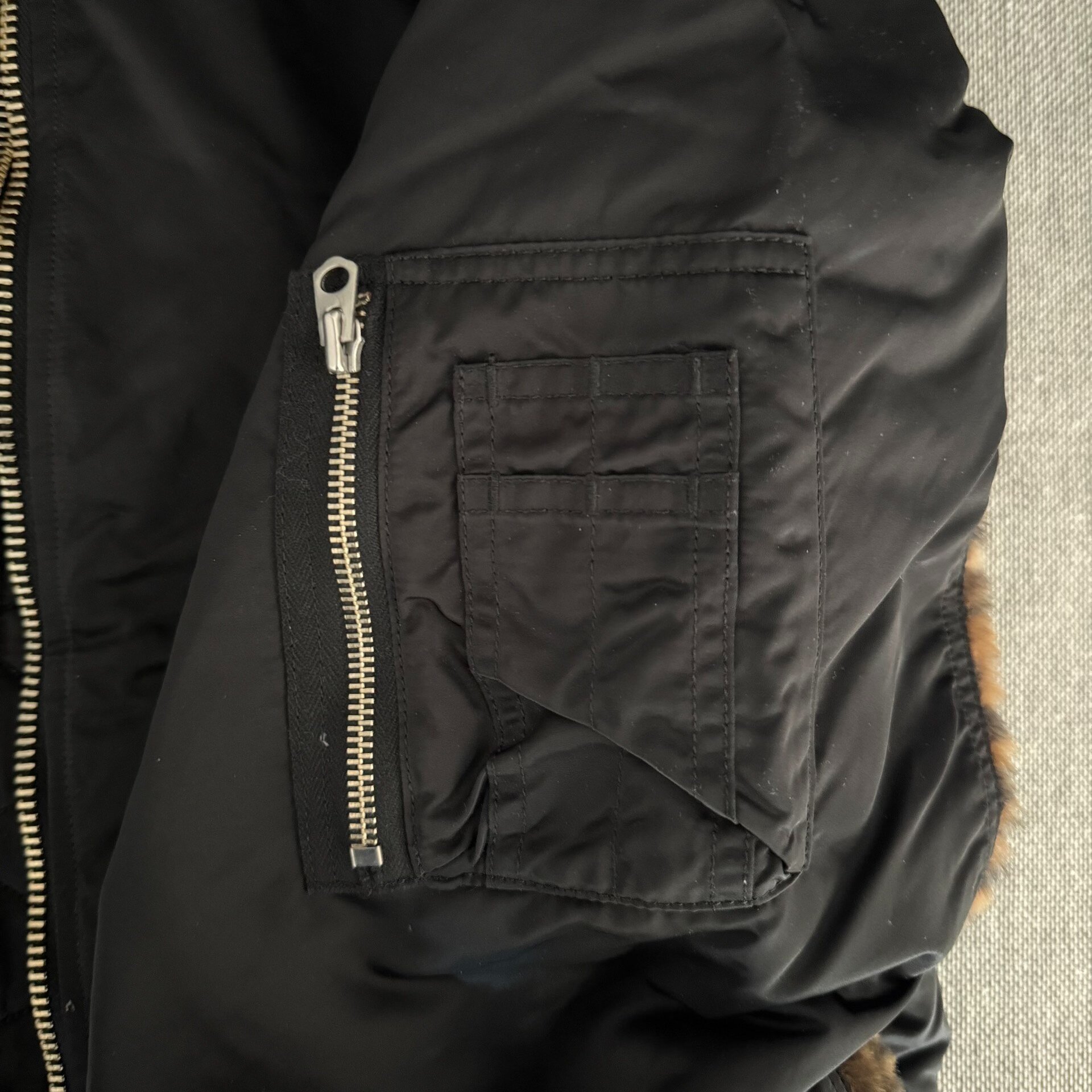 Wacko Maria Leopard MA-1 Flight Jacket — back
