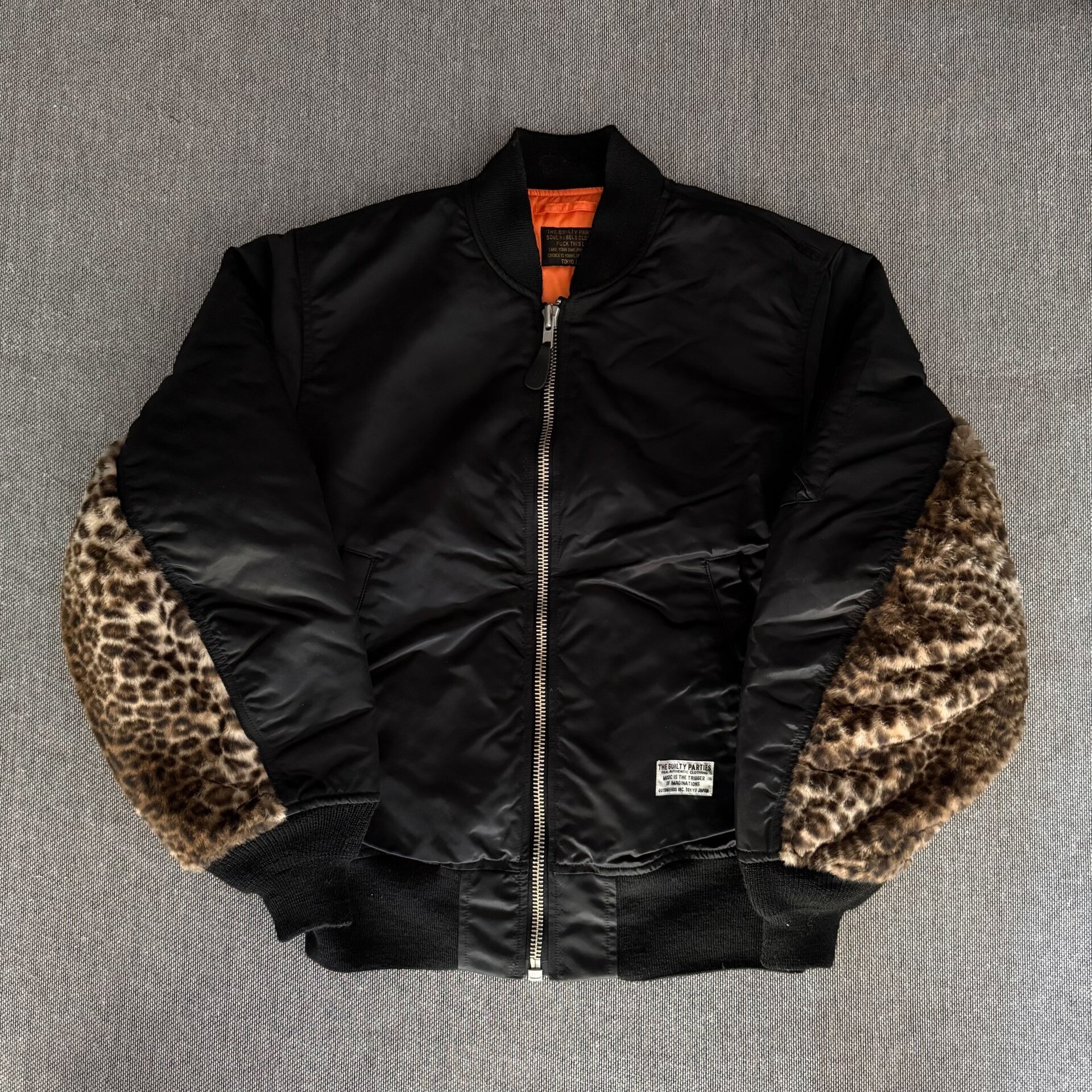 Wacko Maria Leopard MA-1 Flight Jacket